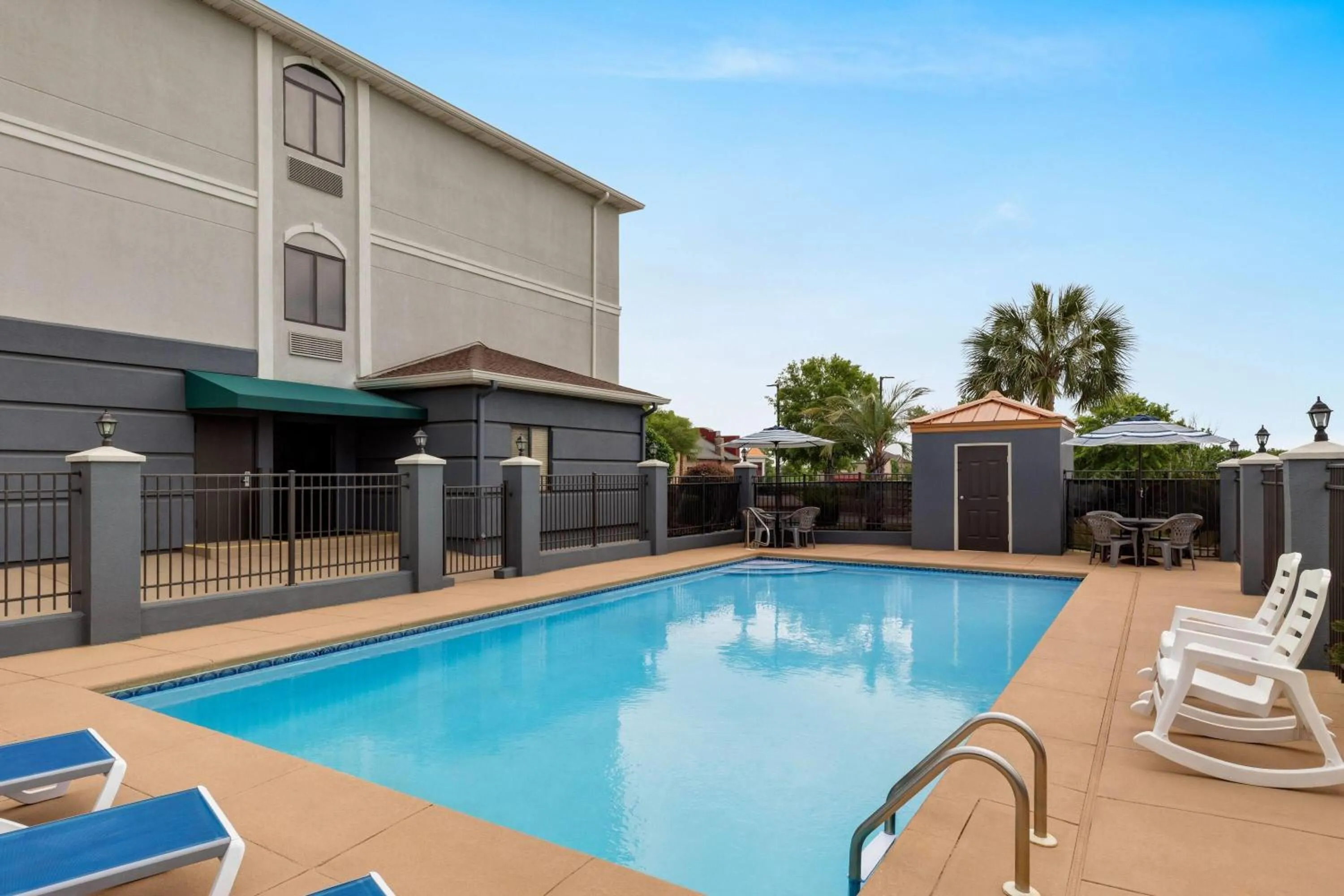 Pool view in Days Inn & Suites by Wyndham Prattville-Montgomery
