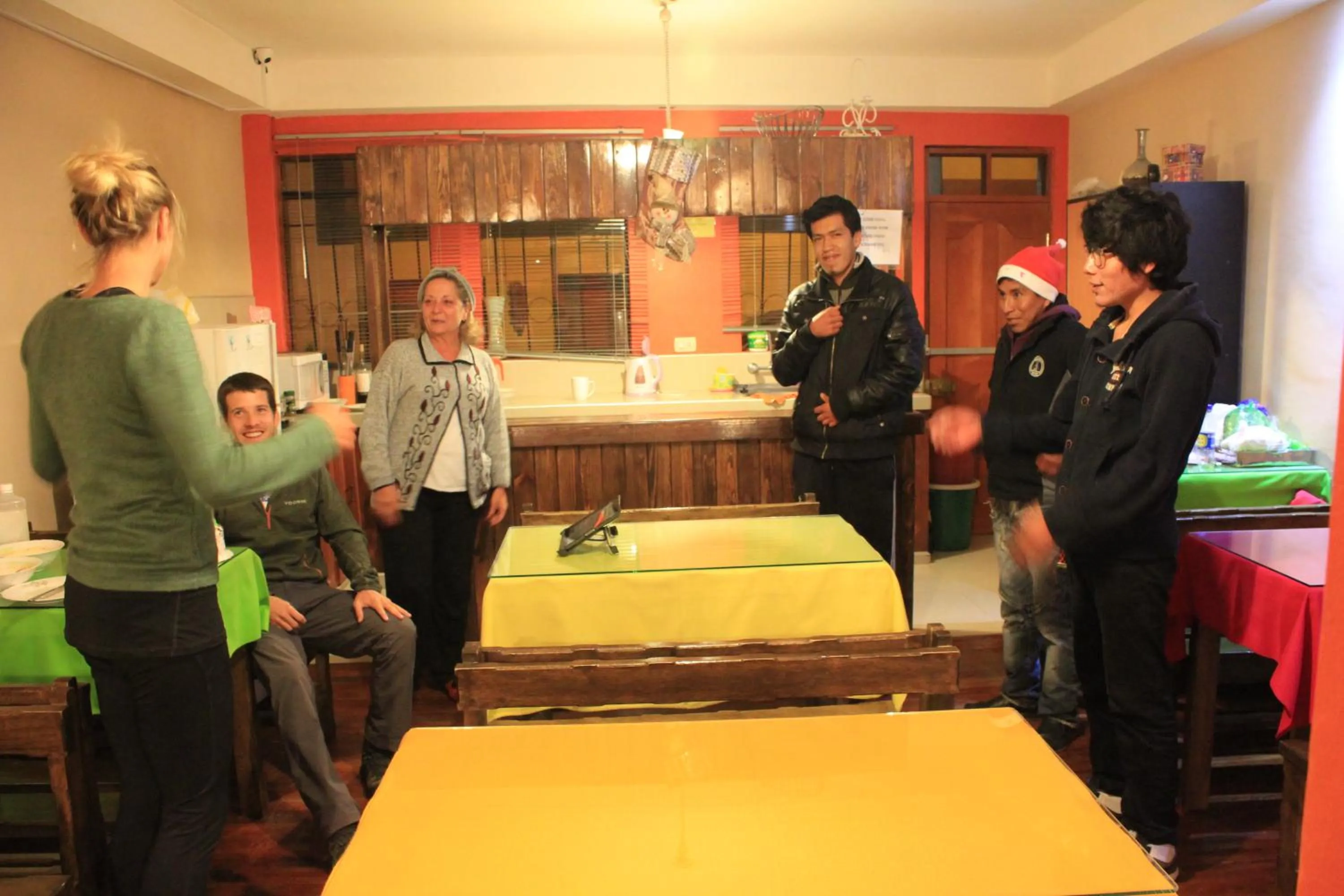 Kitchen or kitchenette, Bed in Inka's Rest Hostel