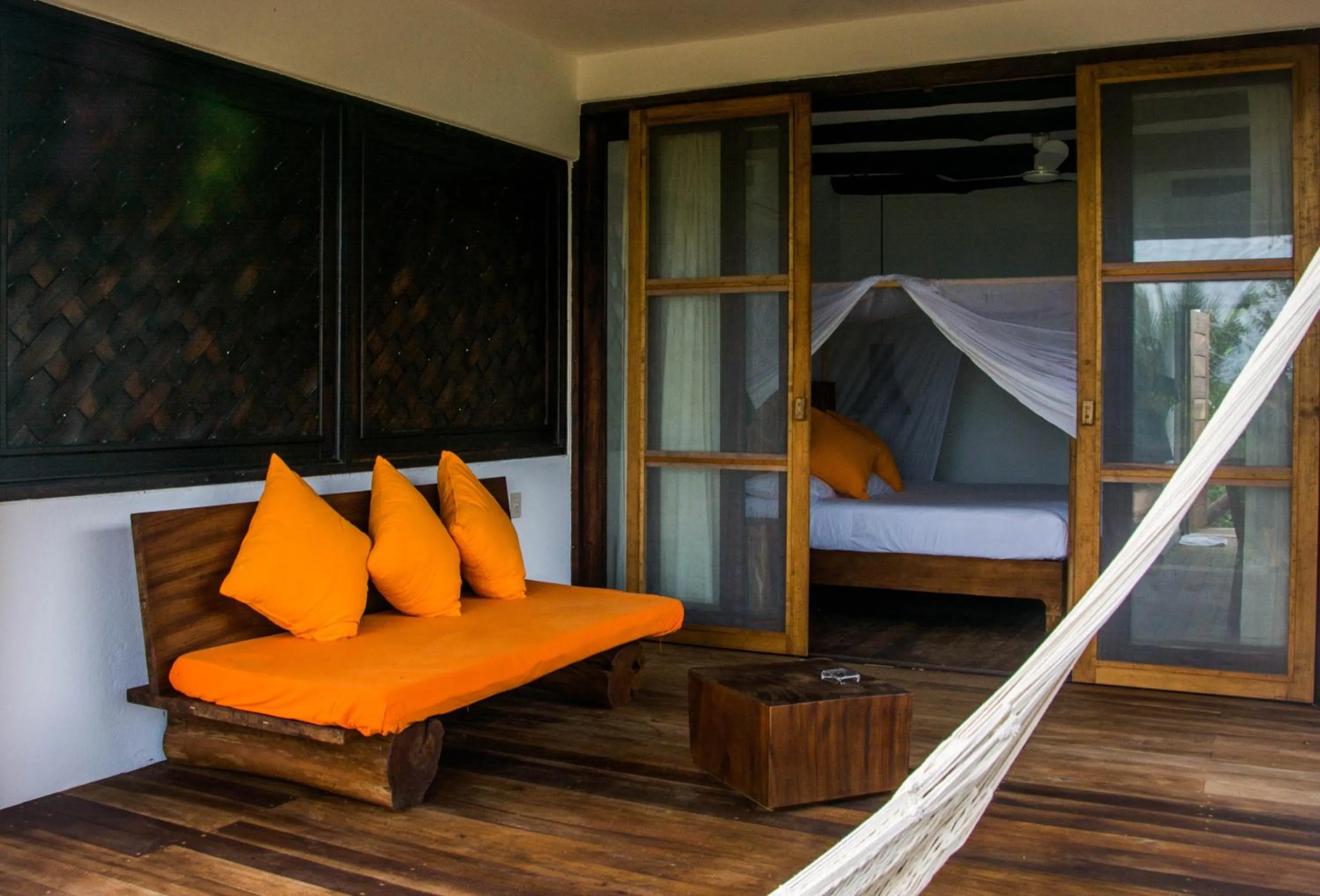 Bed in El Alquimista Yoga Spa