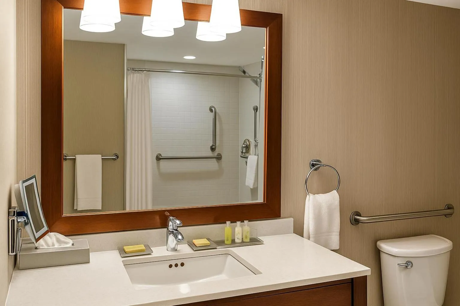 Shower in DoubleTree Fallsview Resort & Spa by Hilton - Niagara Falls
