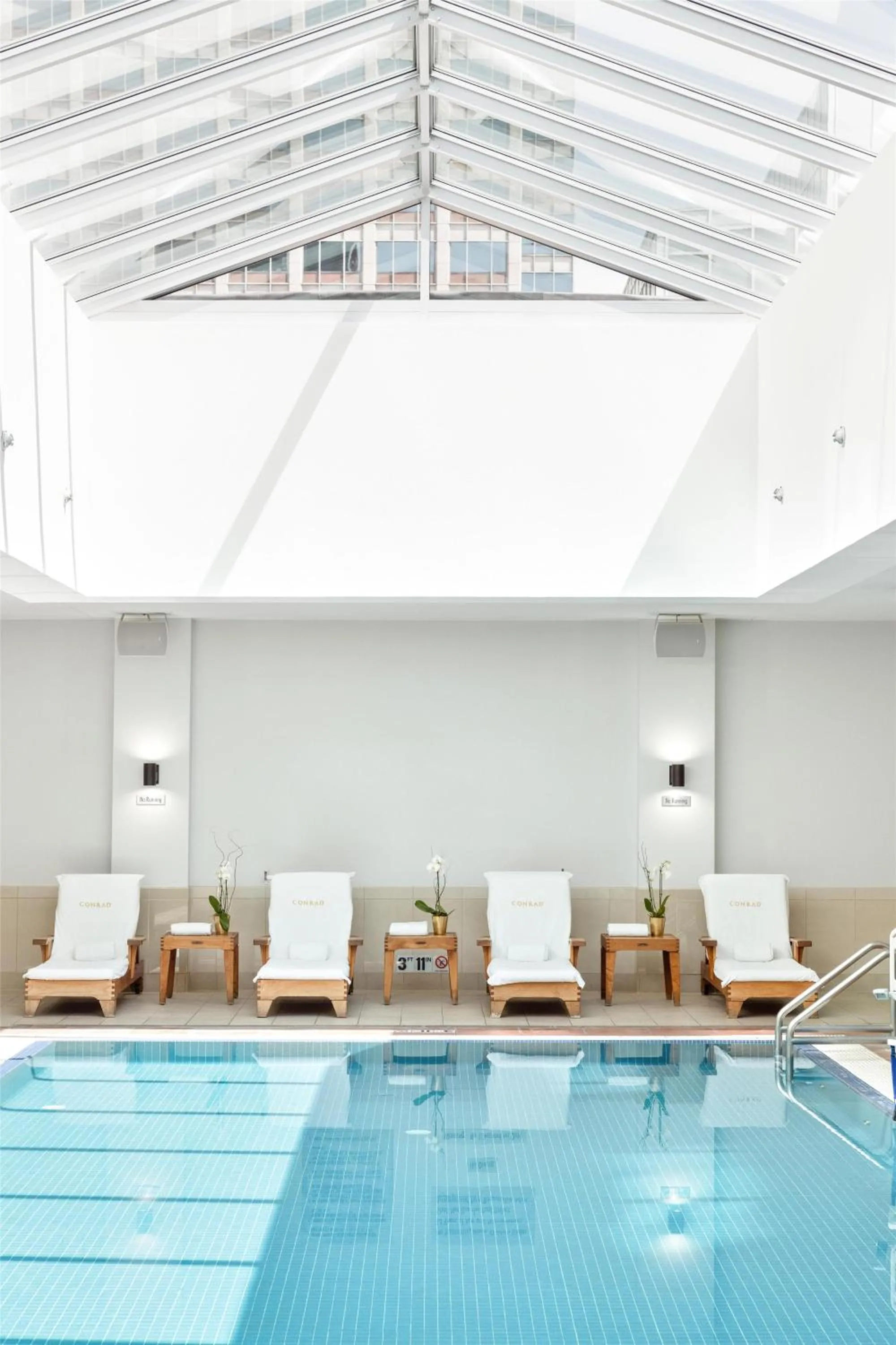 Pool view in Conrad Indianapolis