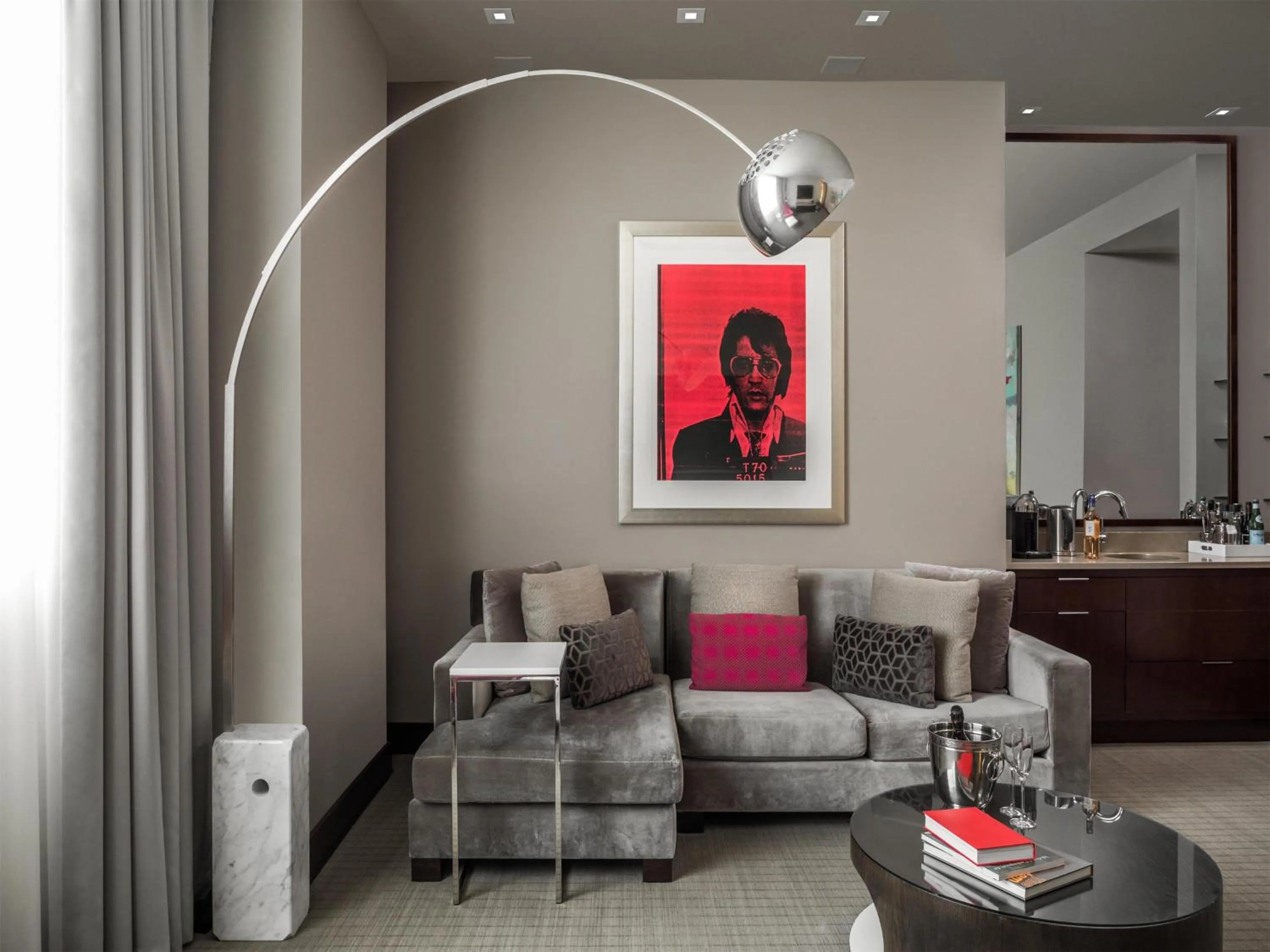 Living room in Conrad Indianapolis