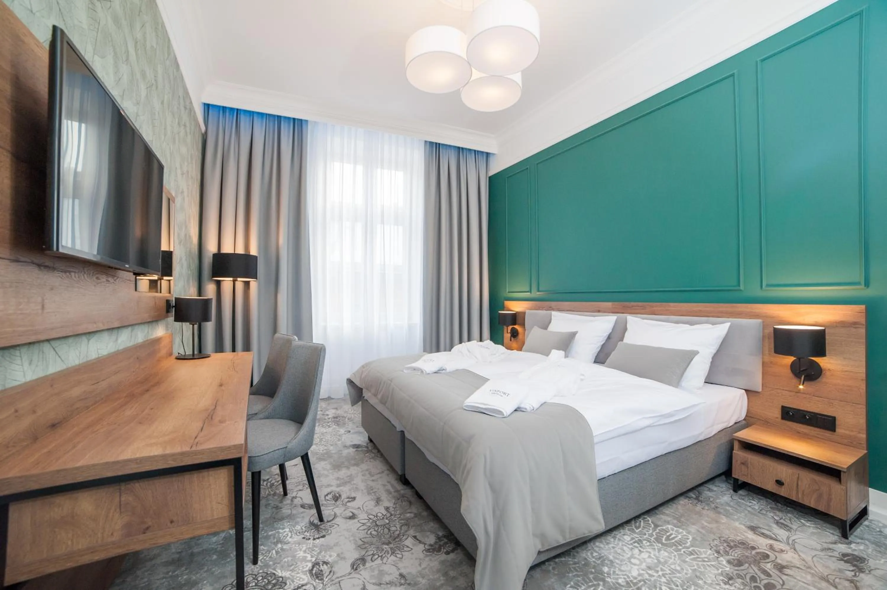 Bed in Vinfort Aparthotel