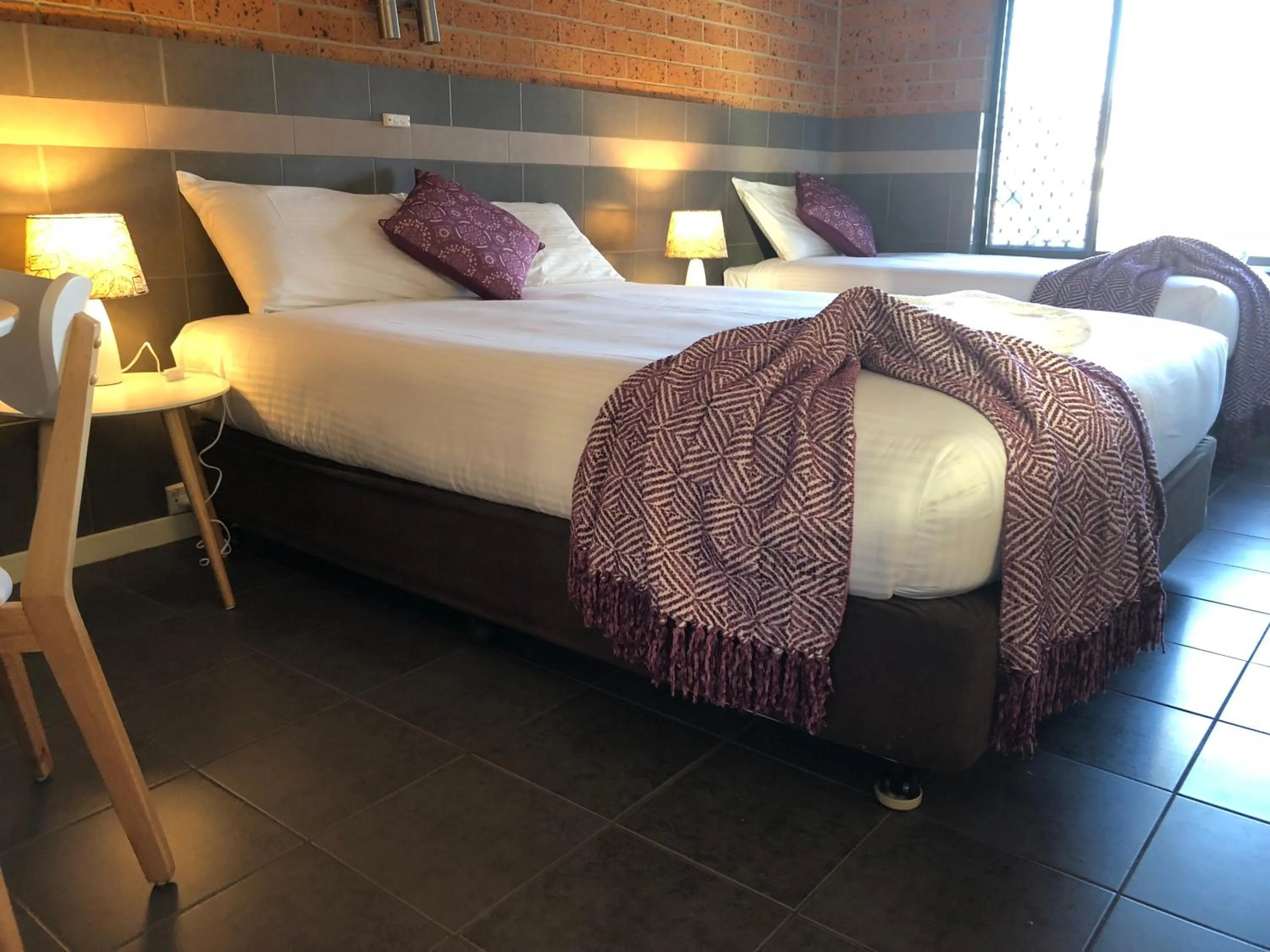 Bedroom, Bed in Tamworth Central Motel