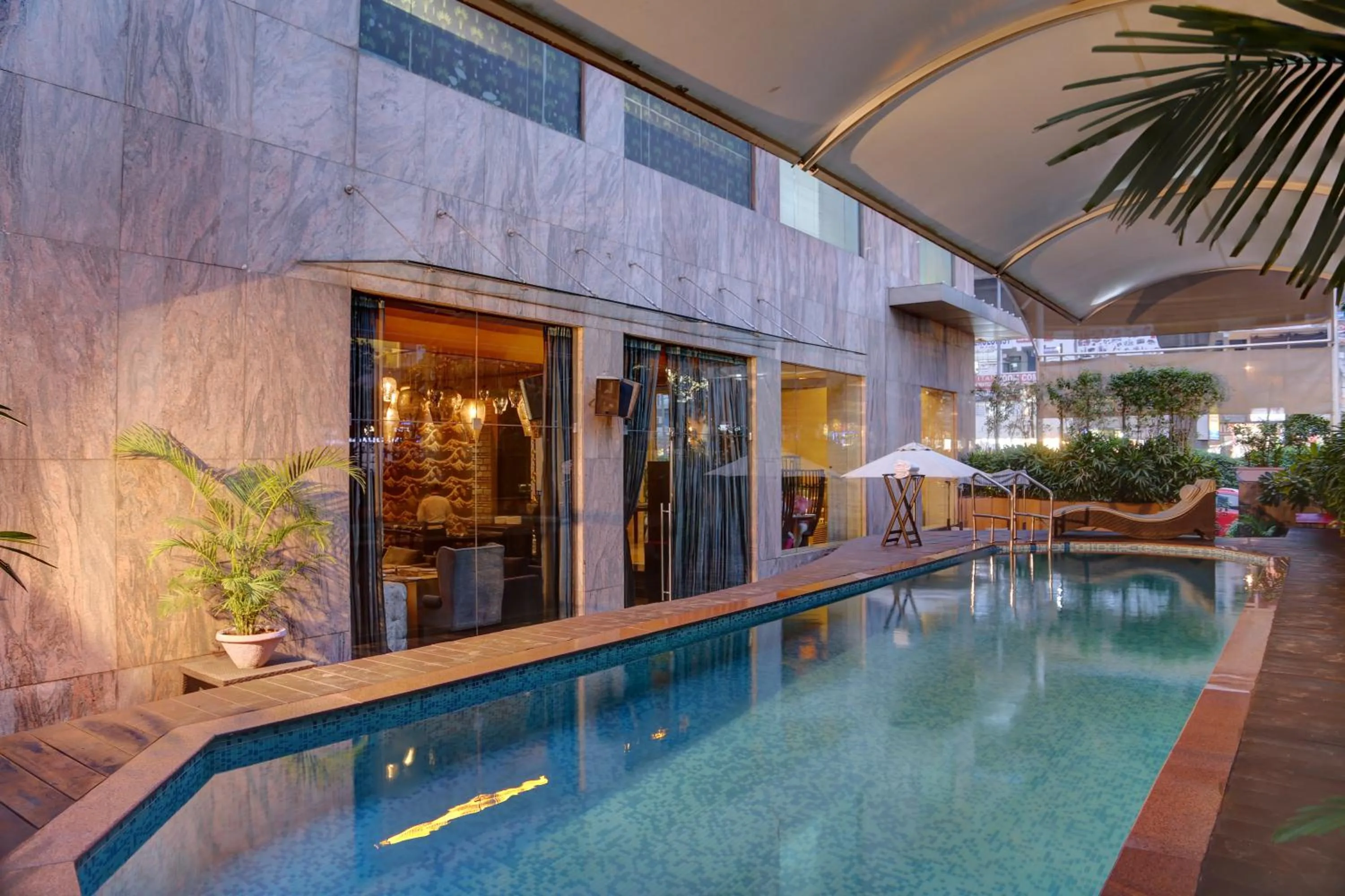 Swimming pool in Mosaic Original,Noida