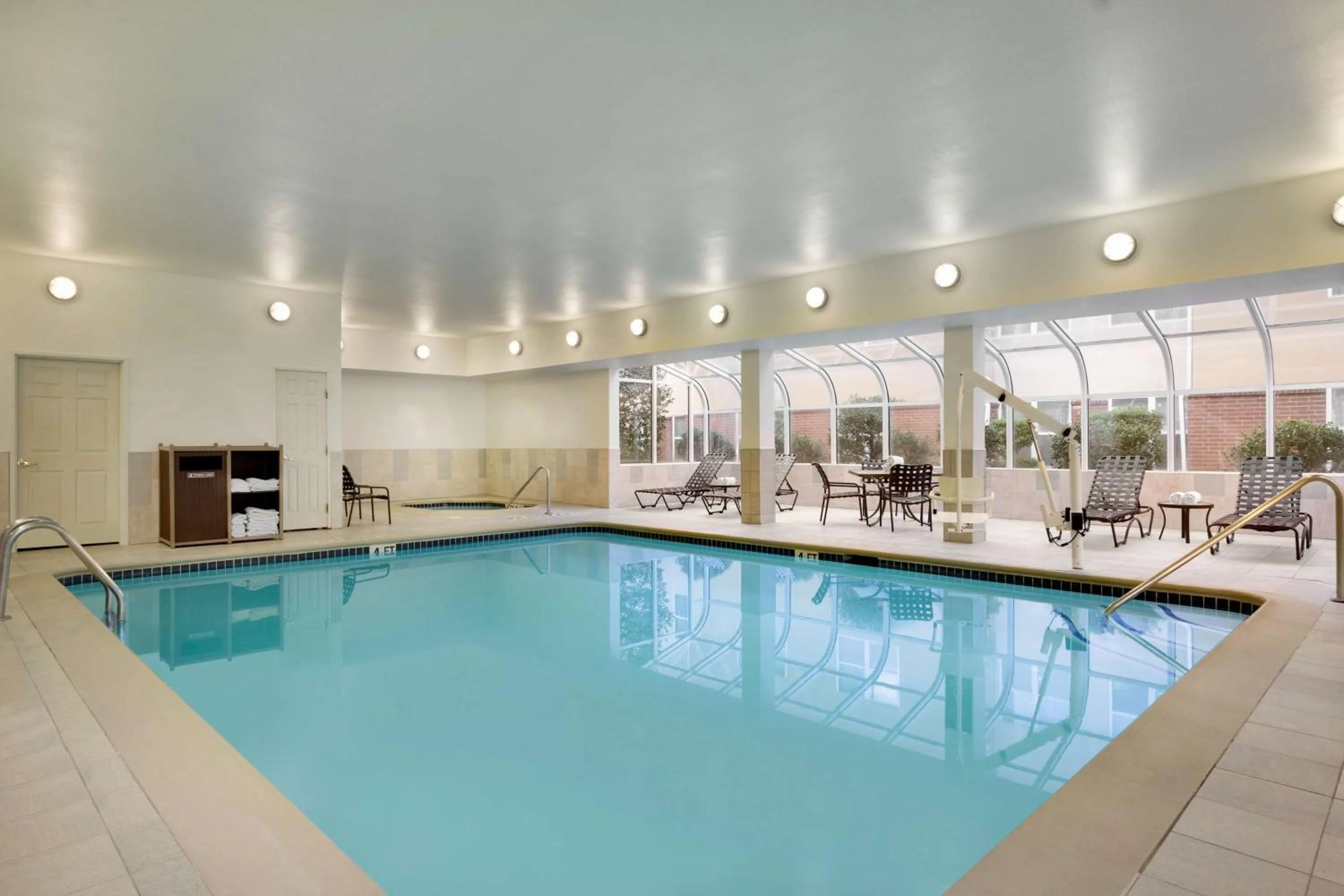 Pool view in Homewood Suites by Hilton Houston-Westchase