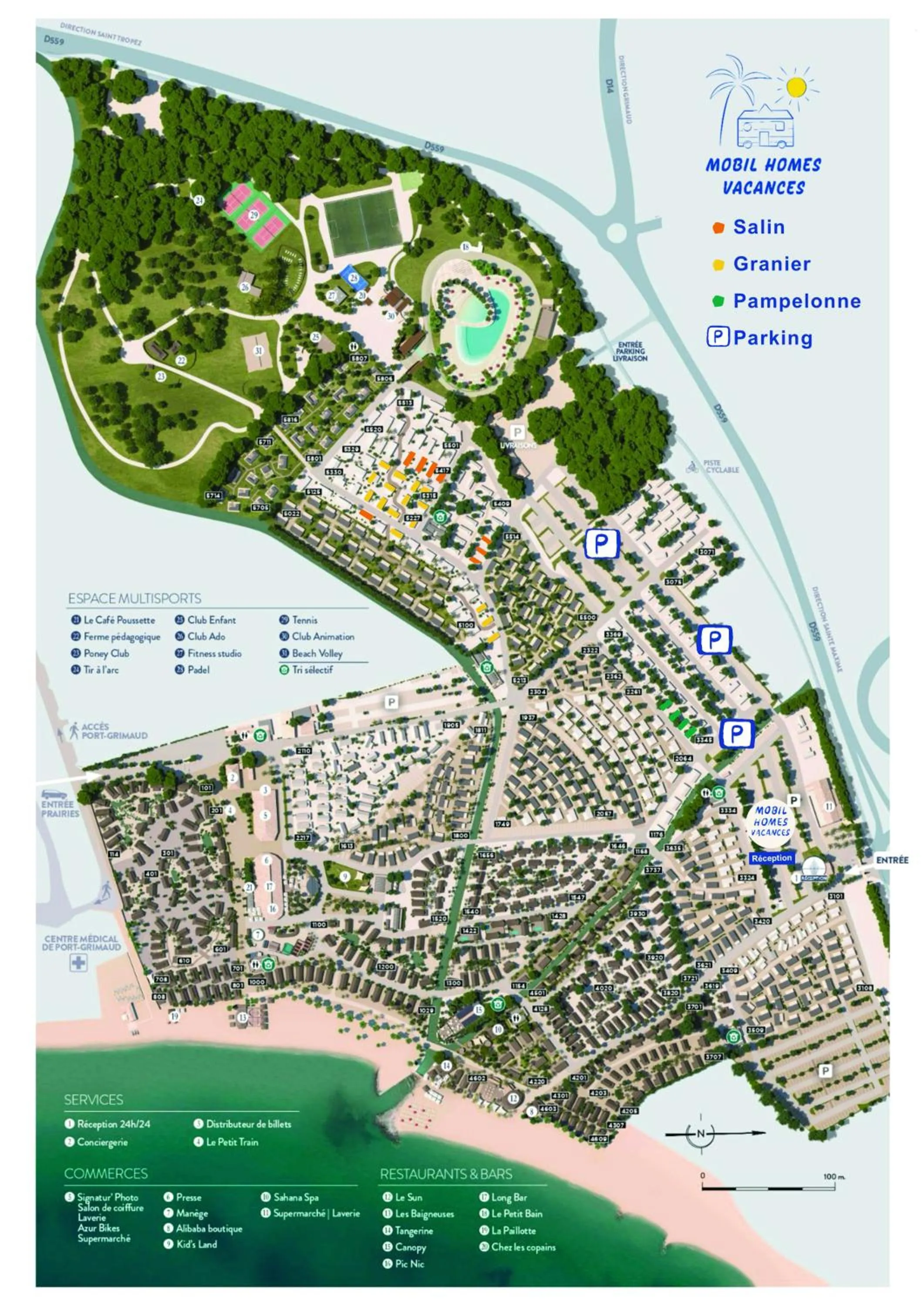 Floor plan in Mobil Homes Vacances