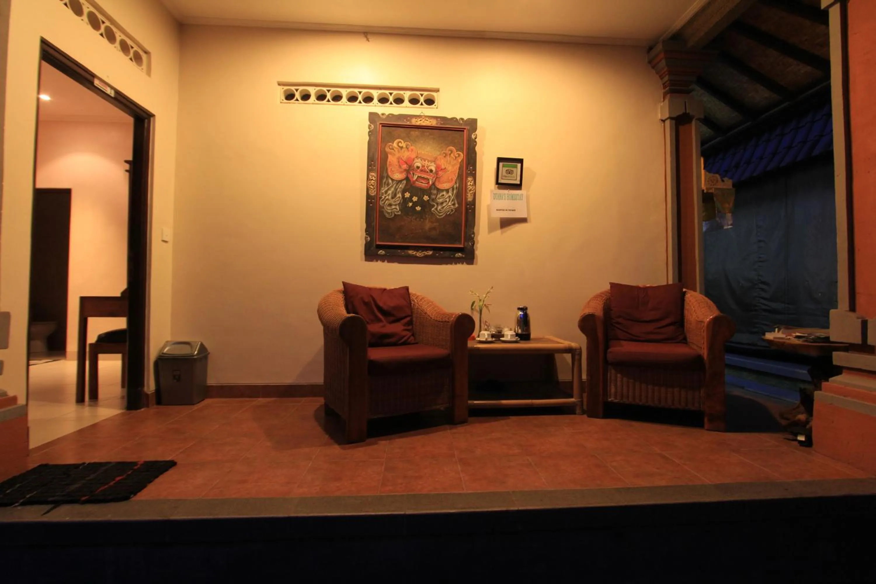 Seating area in Duana's Homestay