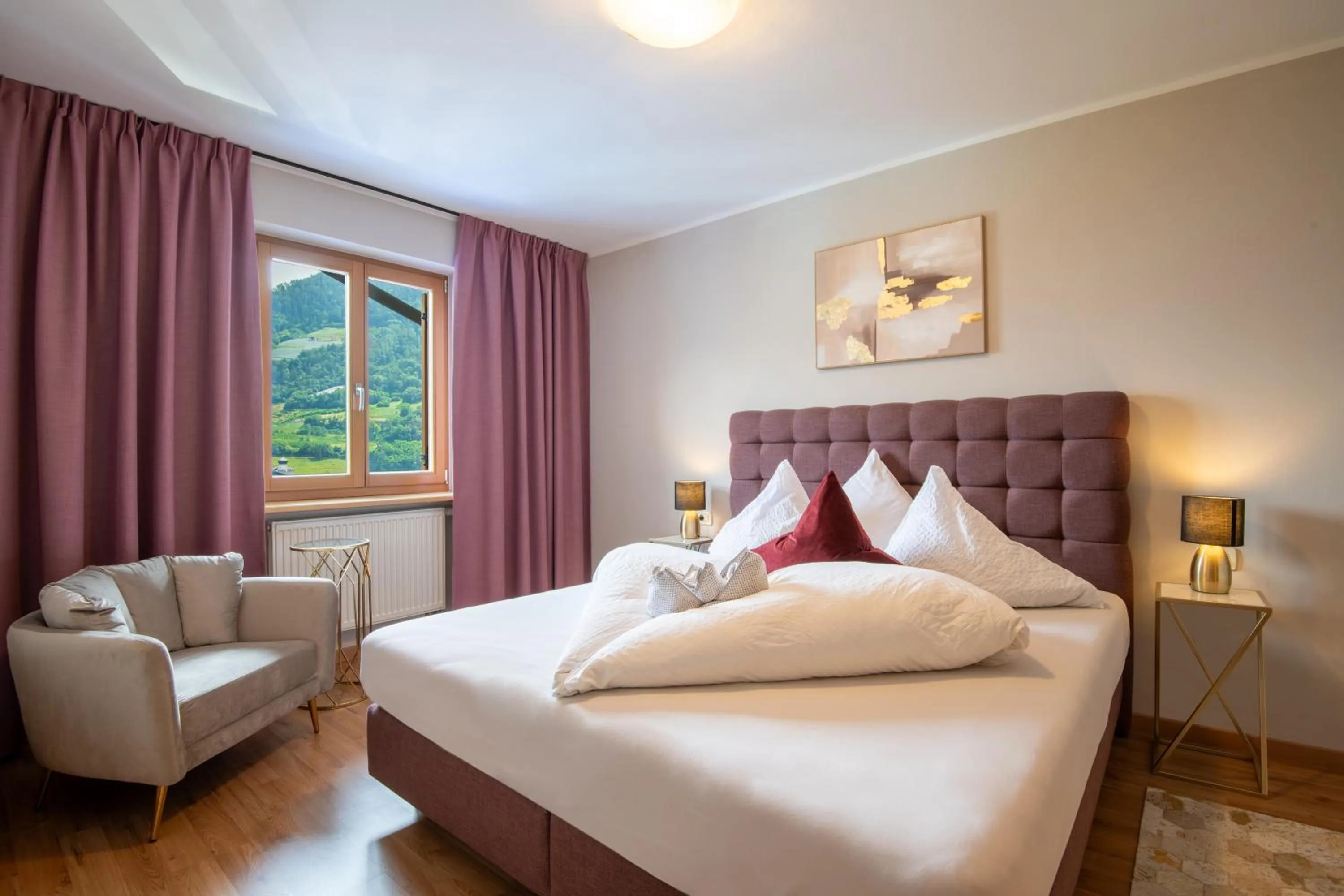 Bed in Hotel Residence MaVie