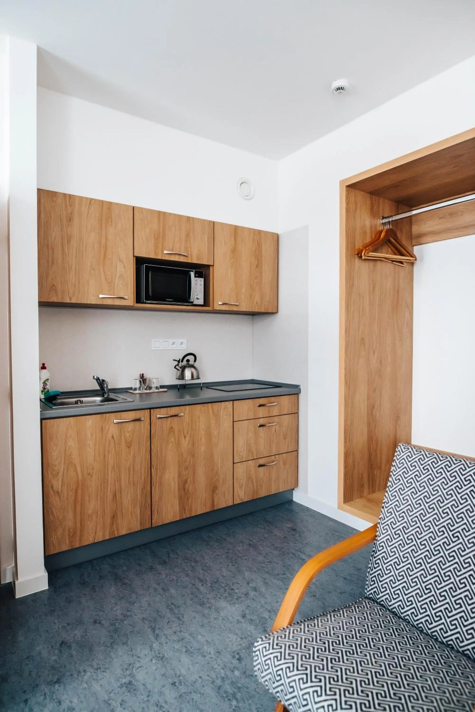 Kitchen or kitchenette in Hotel Forea