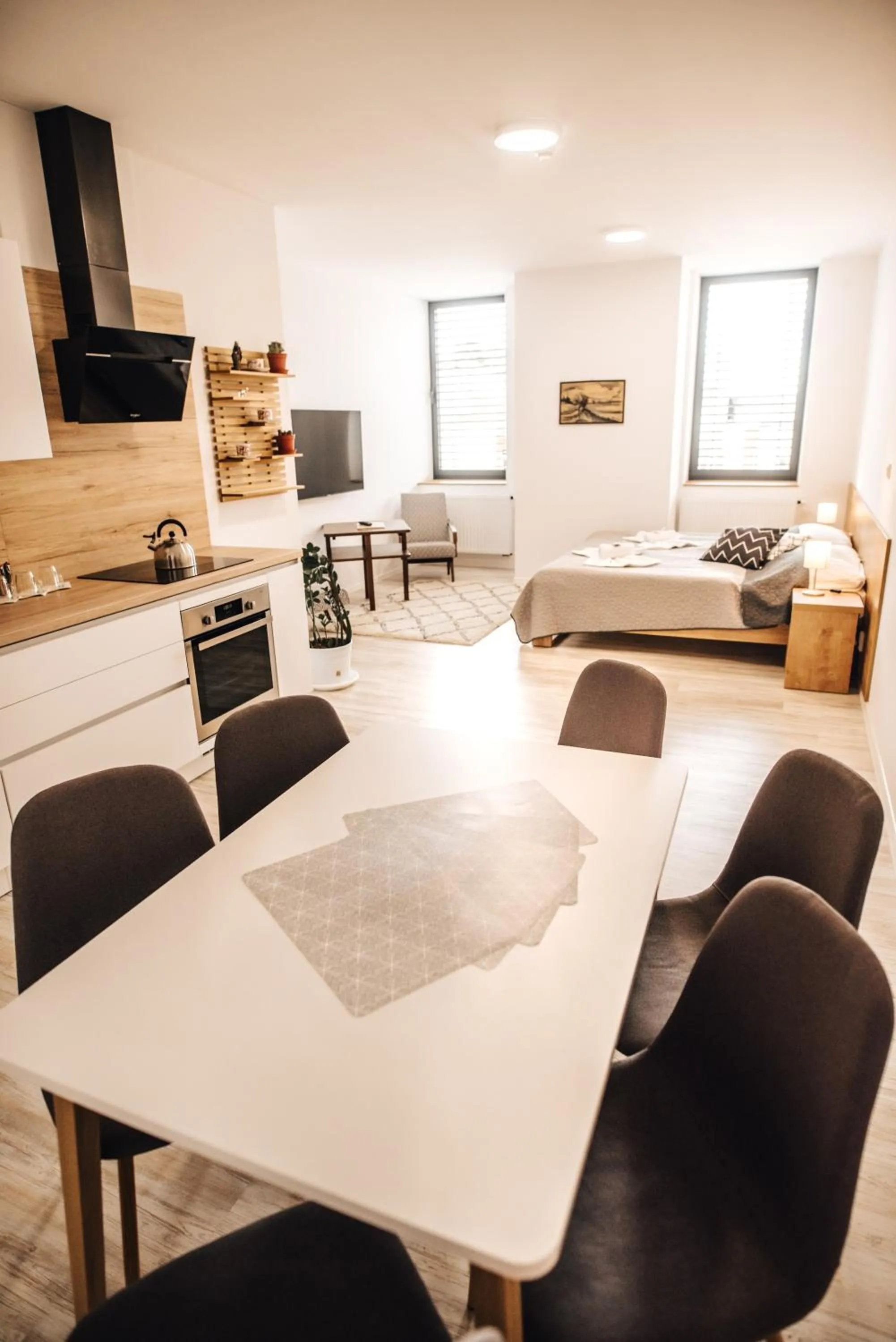 Kitchen or kitchenette in Hotel Forea