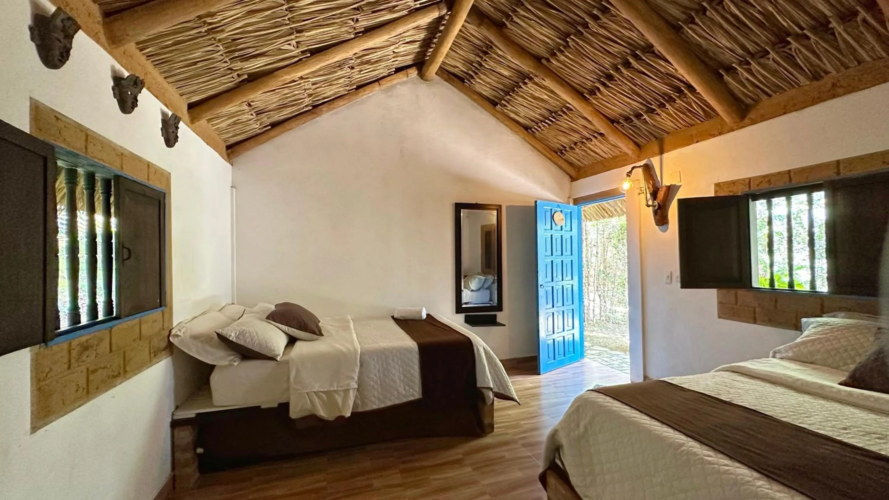 Bed in Hotel Campestre mirador CaloPala