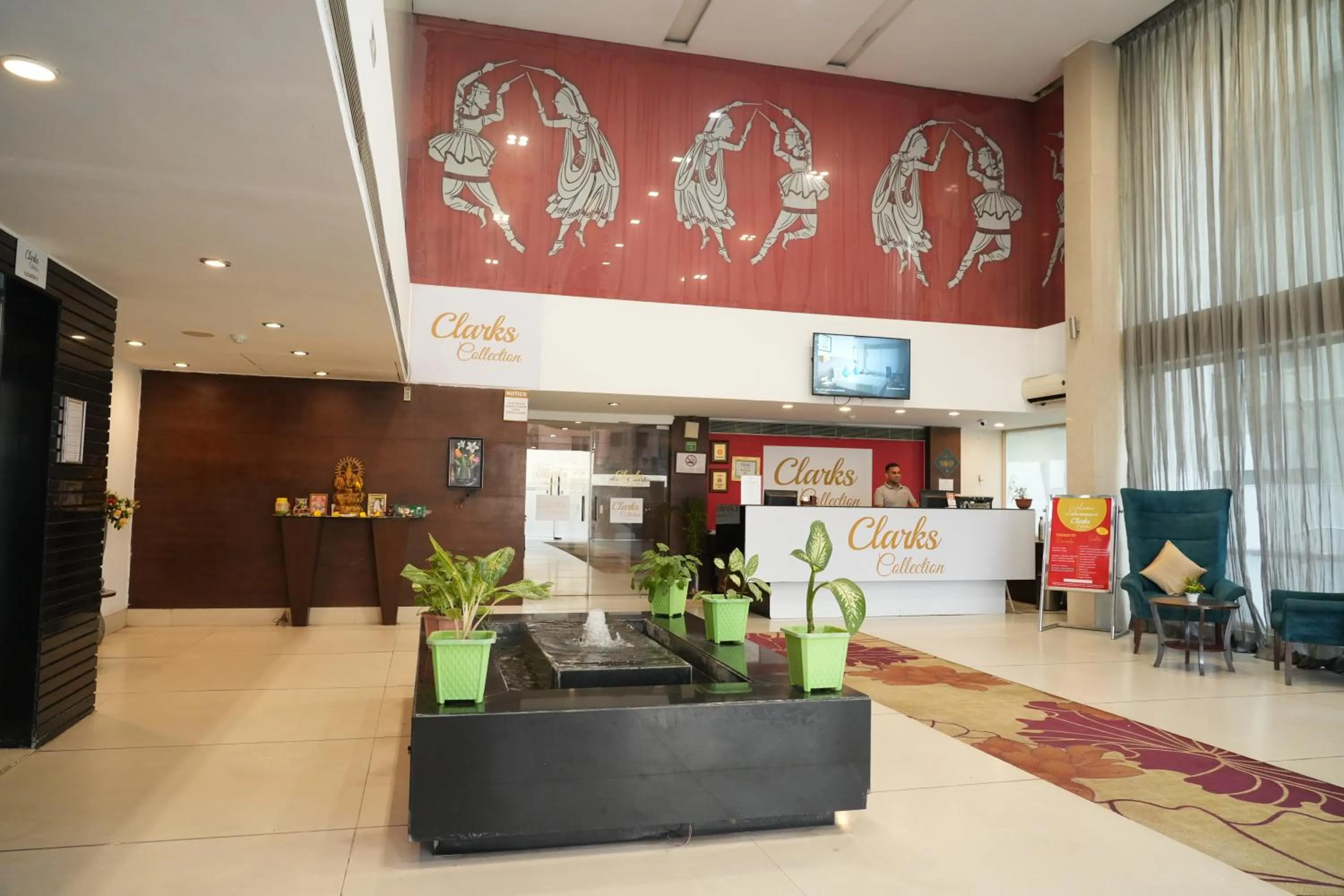 Lobby or reception in Hotel Clarks Collection Bhavnagar