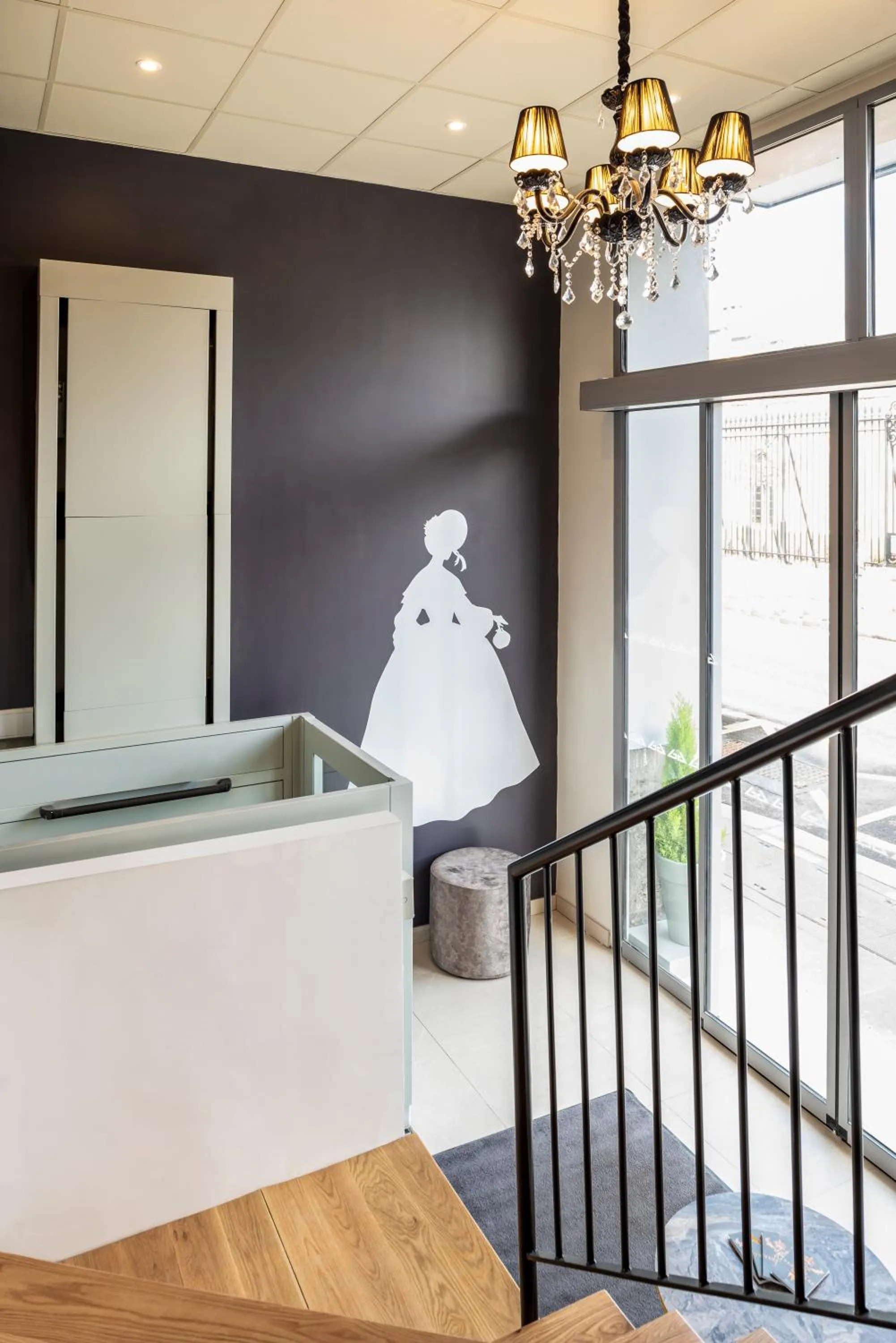 Lobby or reception in Hotel des Lys