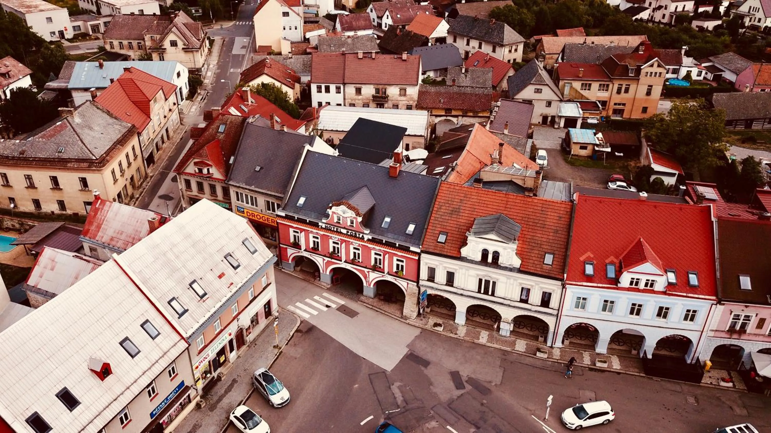 Bird's eye view in Hotel Pošta