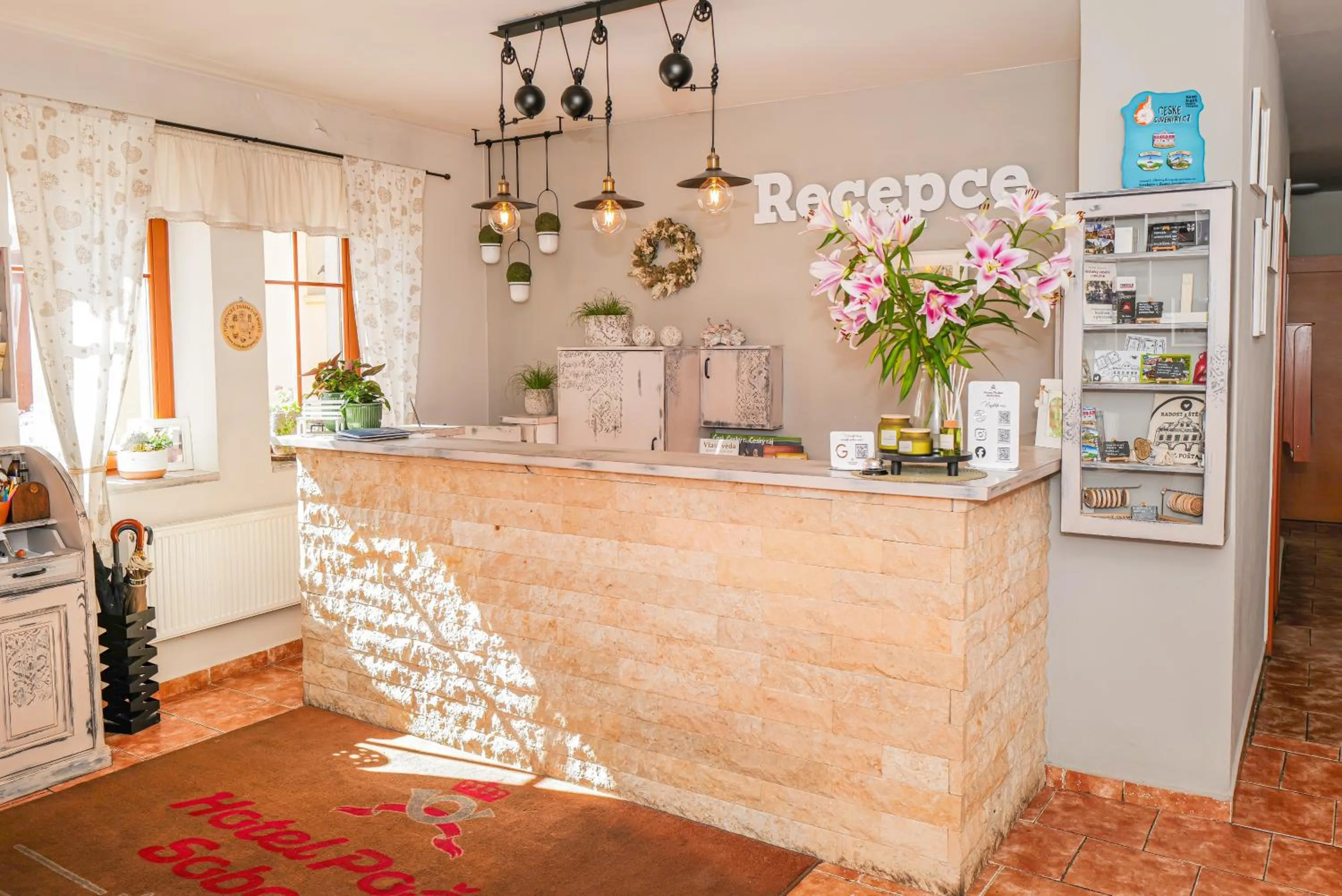 Lobby or reception in Hotel Pošta