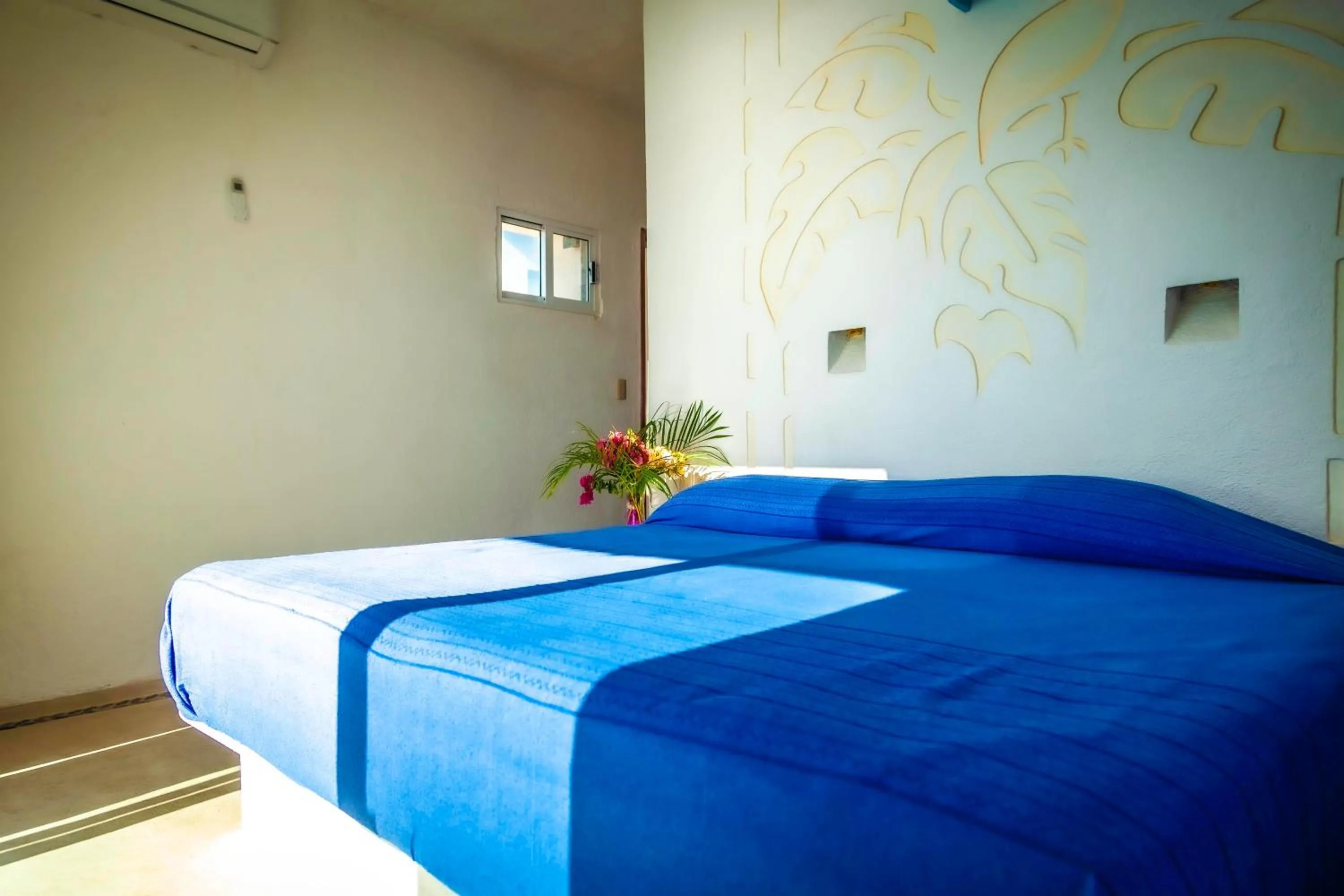 Bed in Villas Mykonos