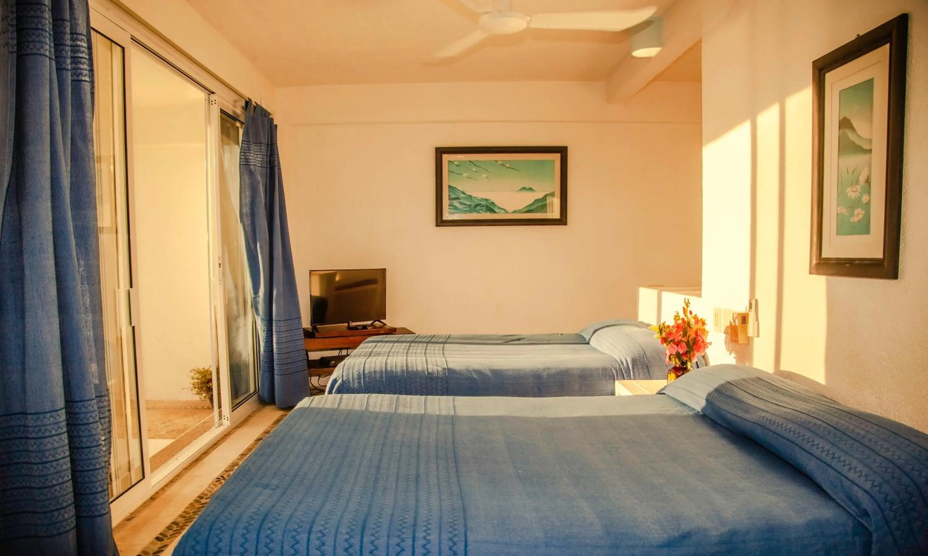 Bed in Villas Mykonos