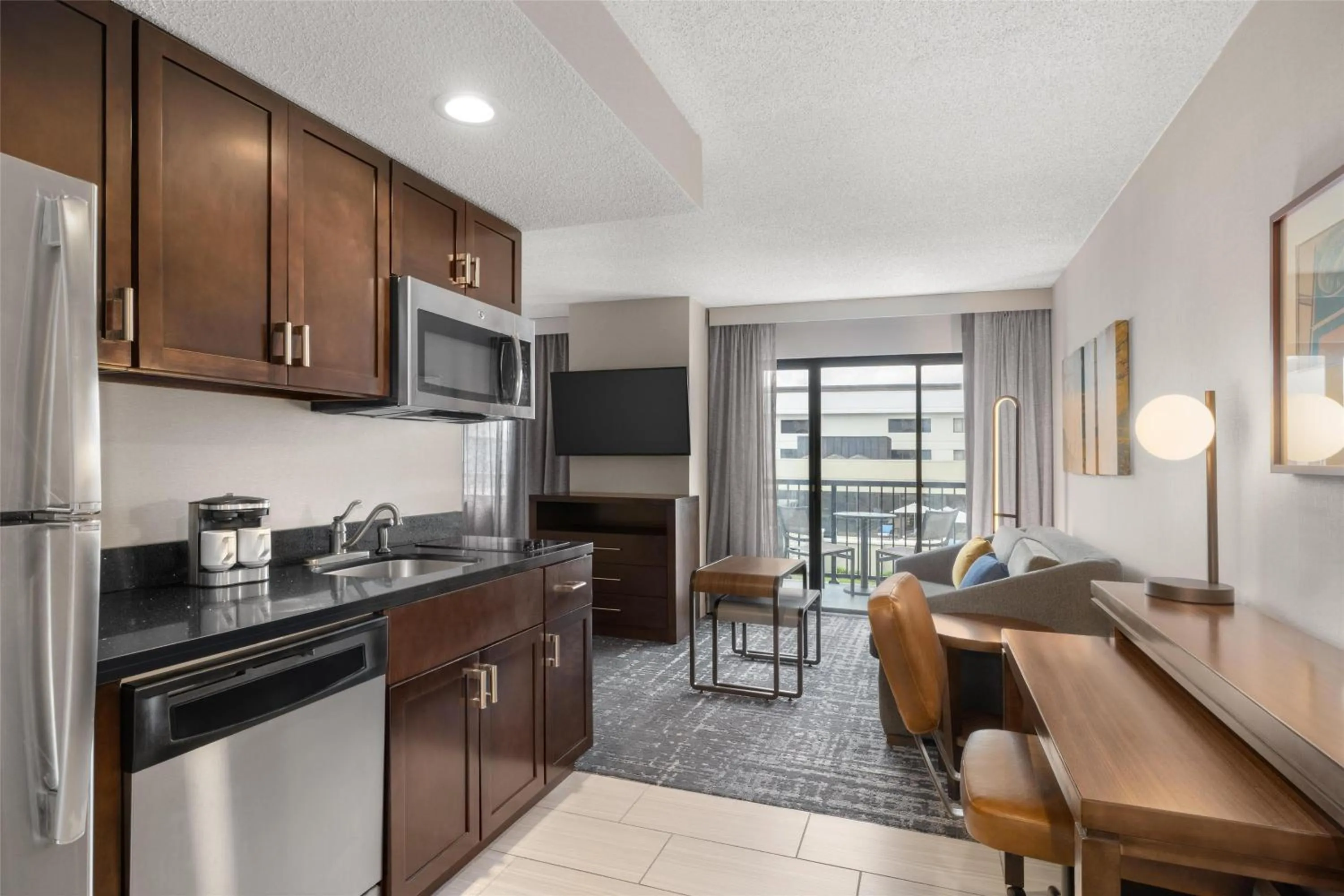 Kitchen or kitchenette in Homewood Suites by Hilton Indianapolis Carmel