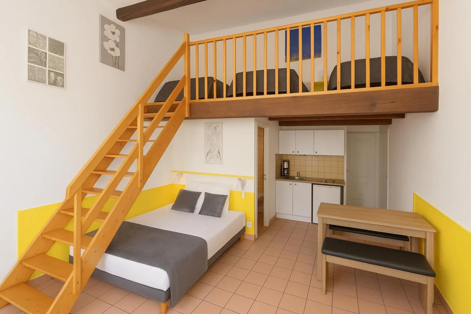 Bed in Résidence Chlorophylle