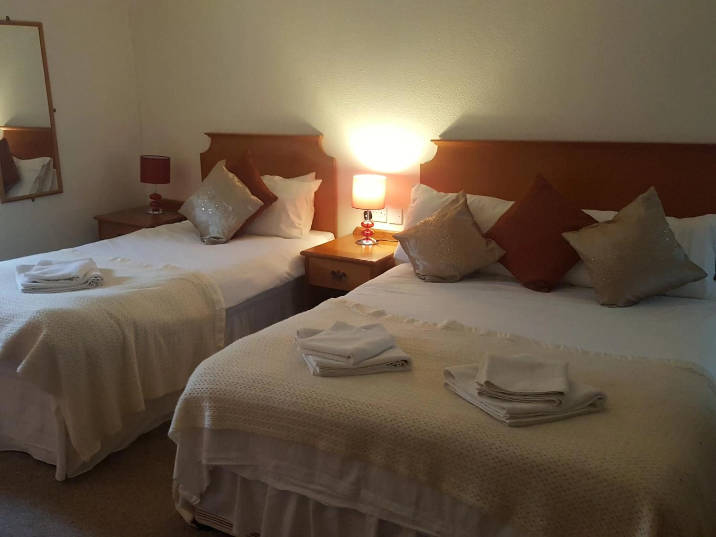 Bed in The Spread Eagle Hotel