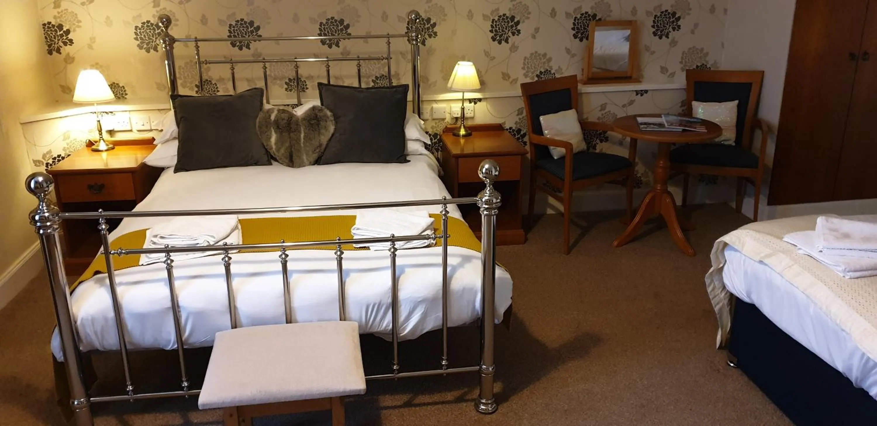 Bed in The Spread Eagle Hotel