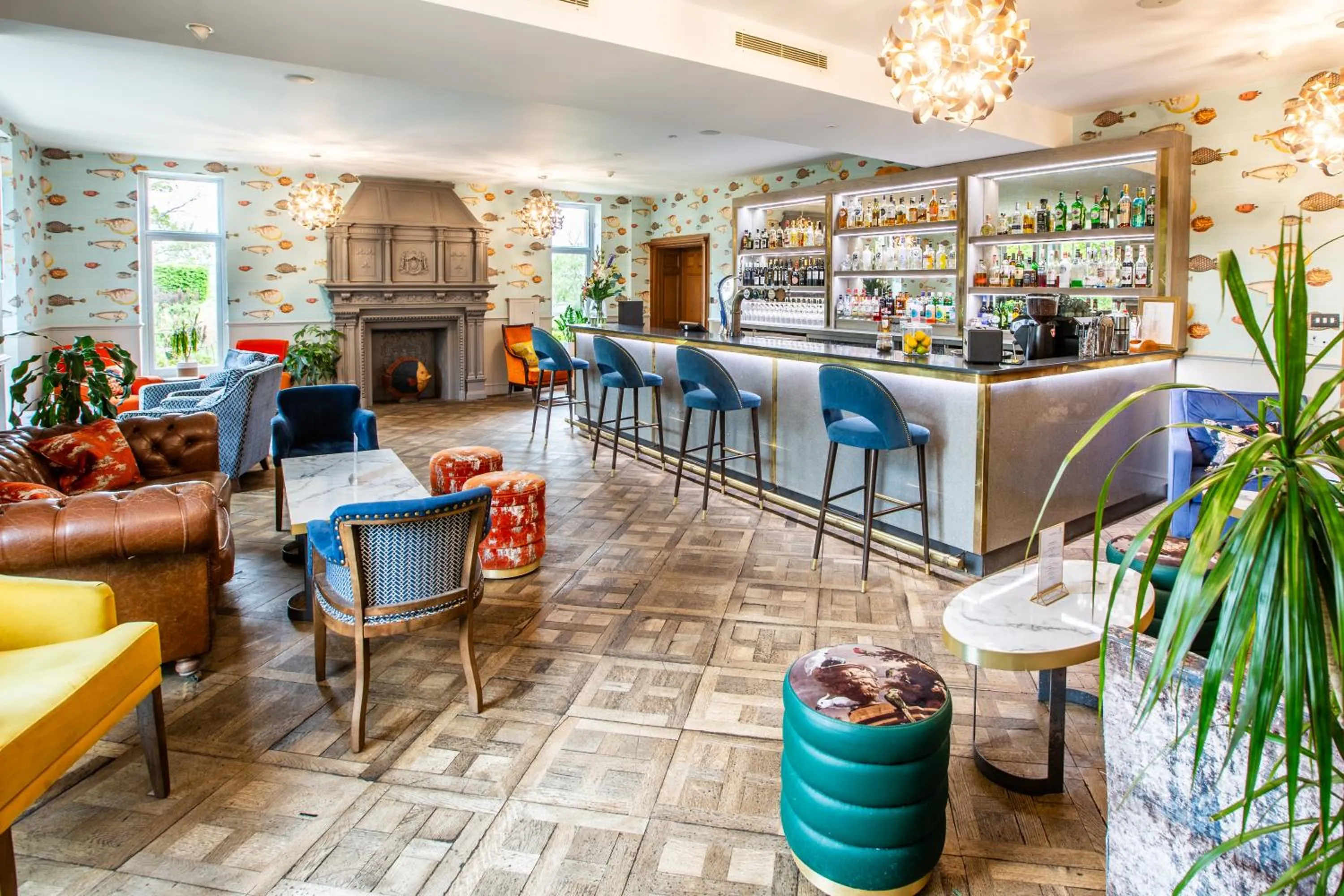 Lounge or bar in The Wood Norton