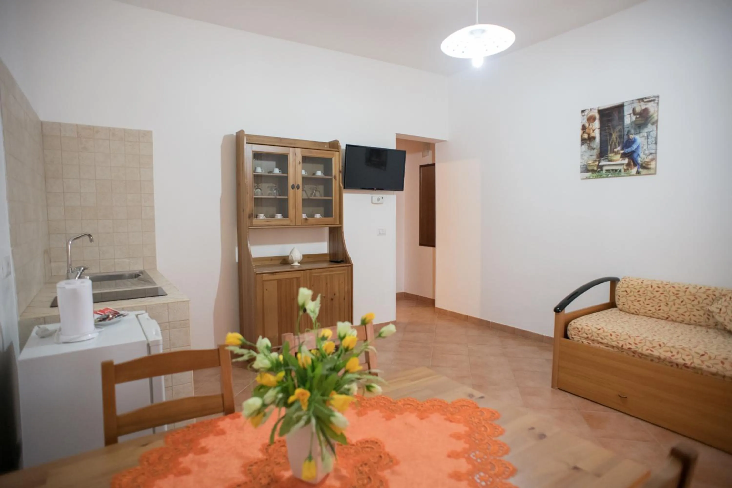 Living room in Red Rose B&B