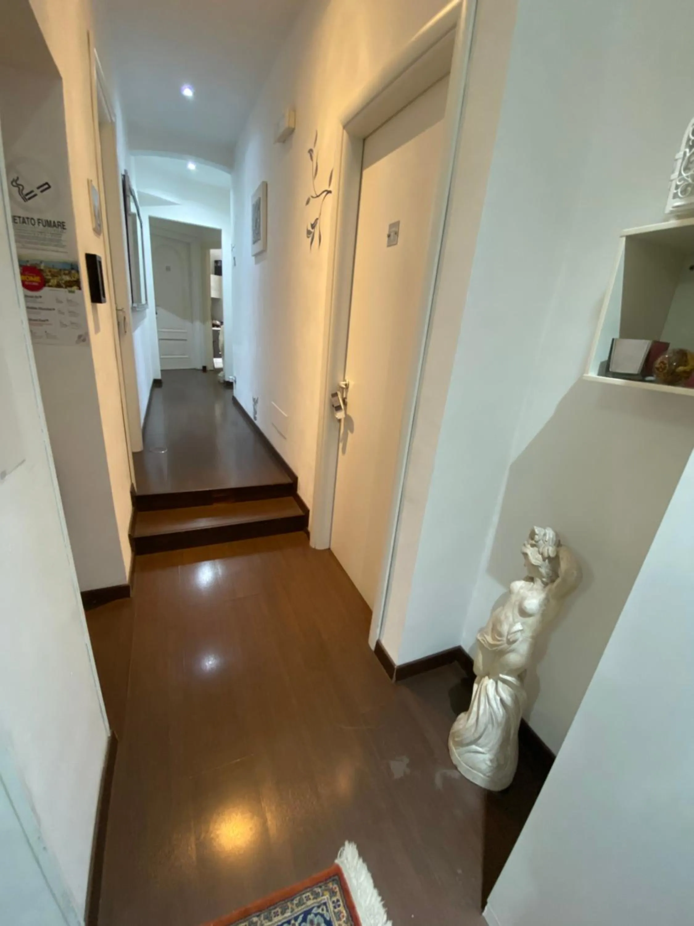 Inner courtyard view in B&B A Home in Rome