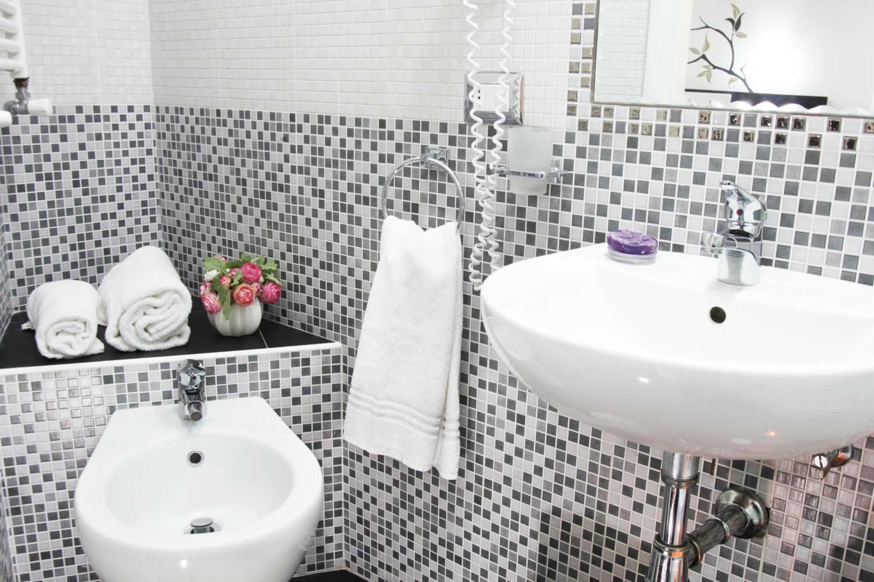 Bathroom in B&B A Home in Rome