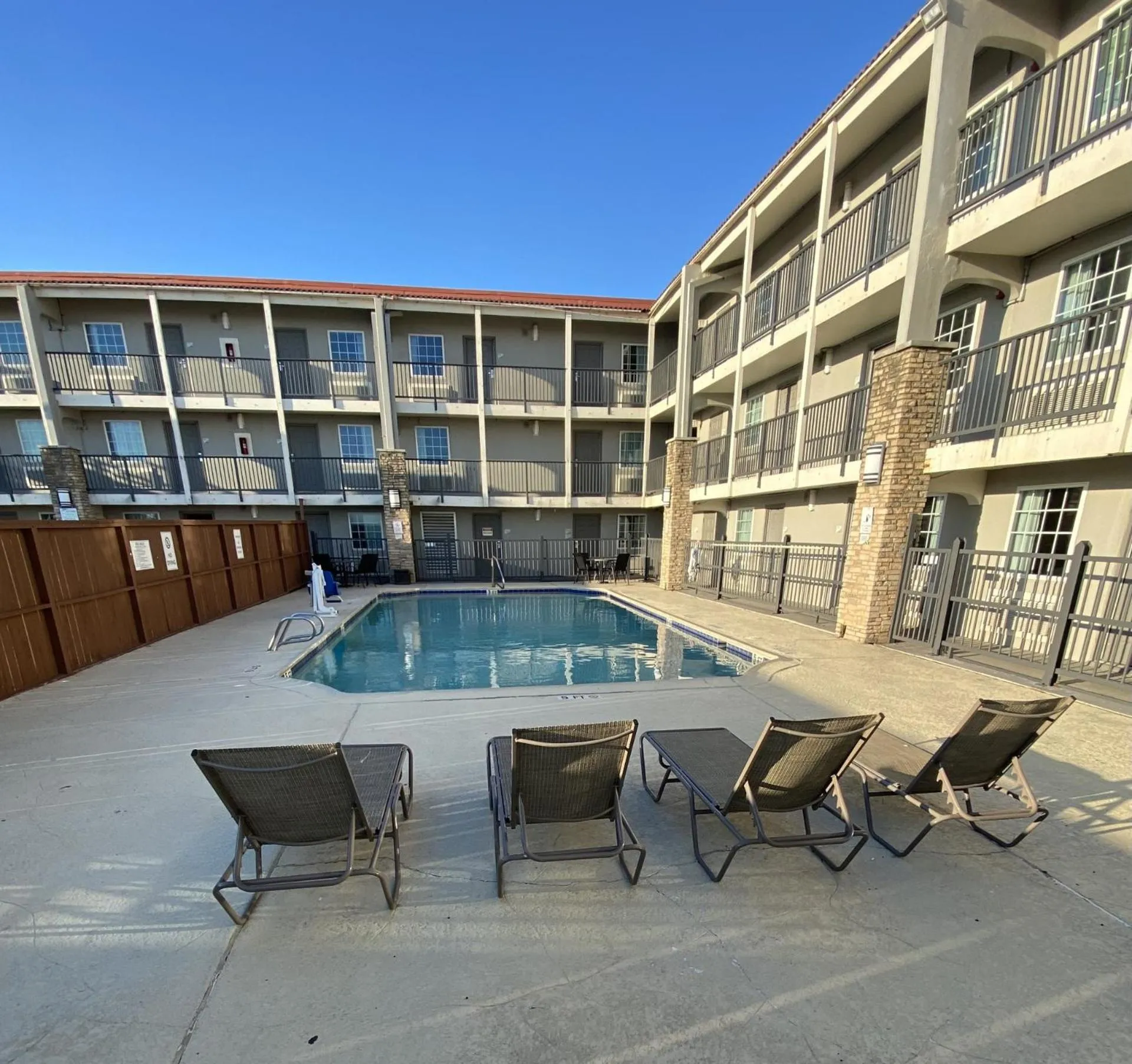 Swimming pool in Wingate by Wyndham Galveston Beachfront at the Seawall