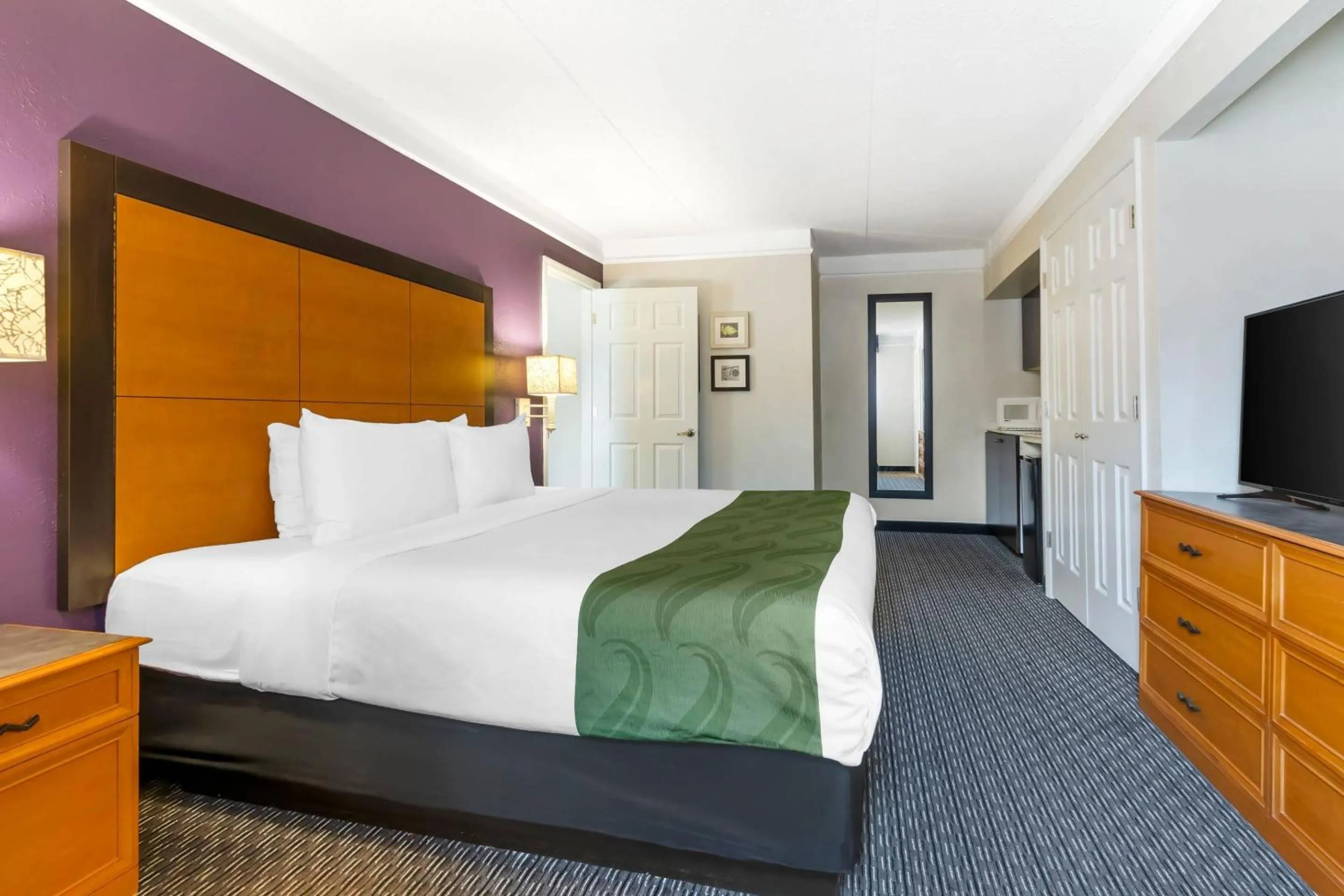 Bedroom, Bed in Quality Inn & Suites North Charleston - Ashley Phosphate