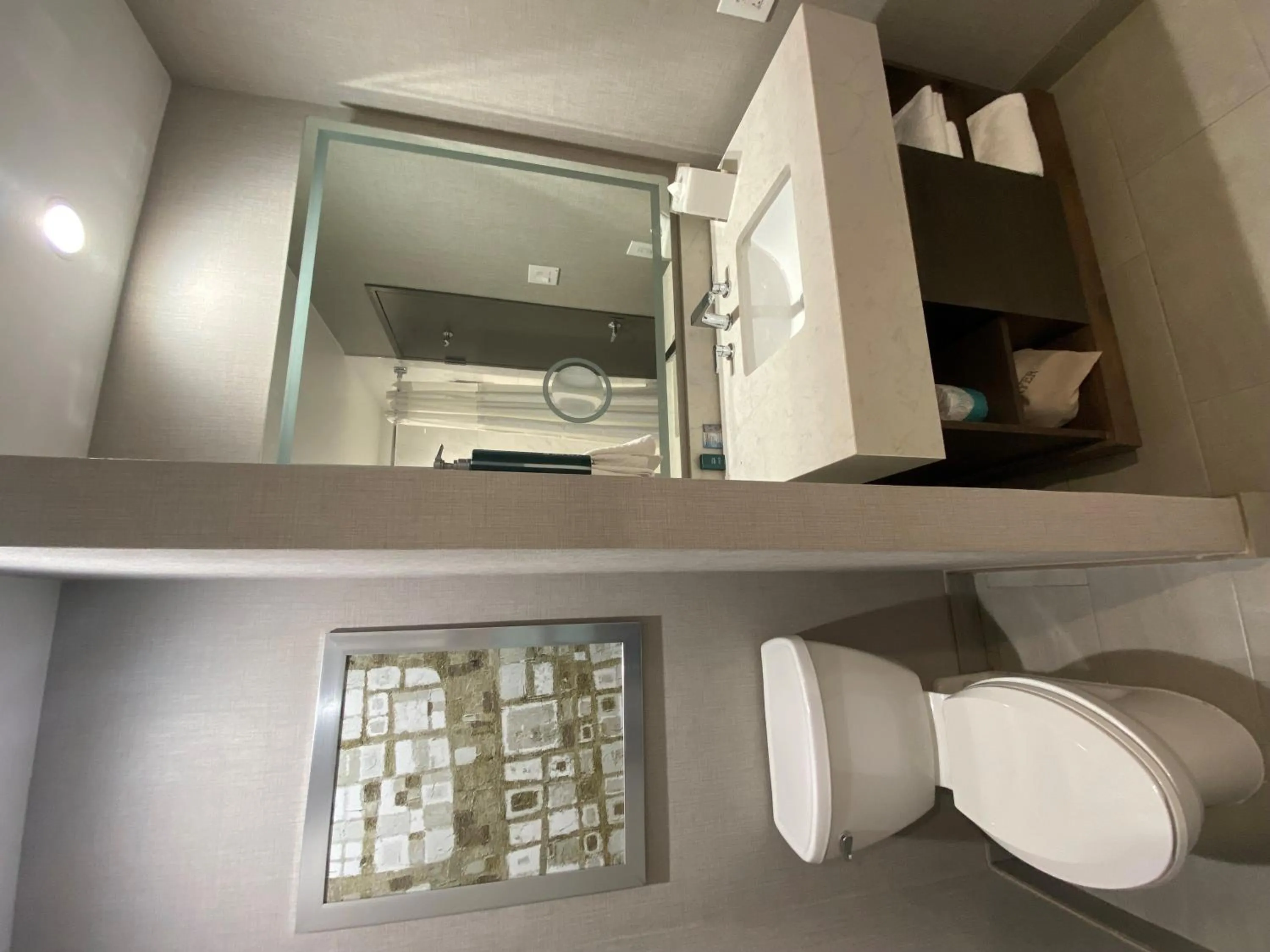 Toilet in Hilton Houston North