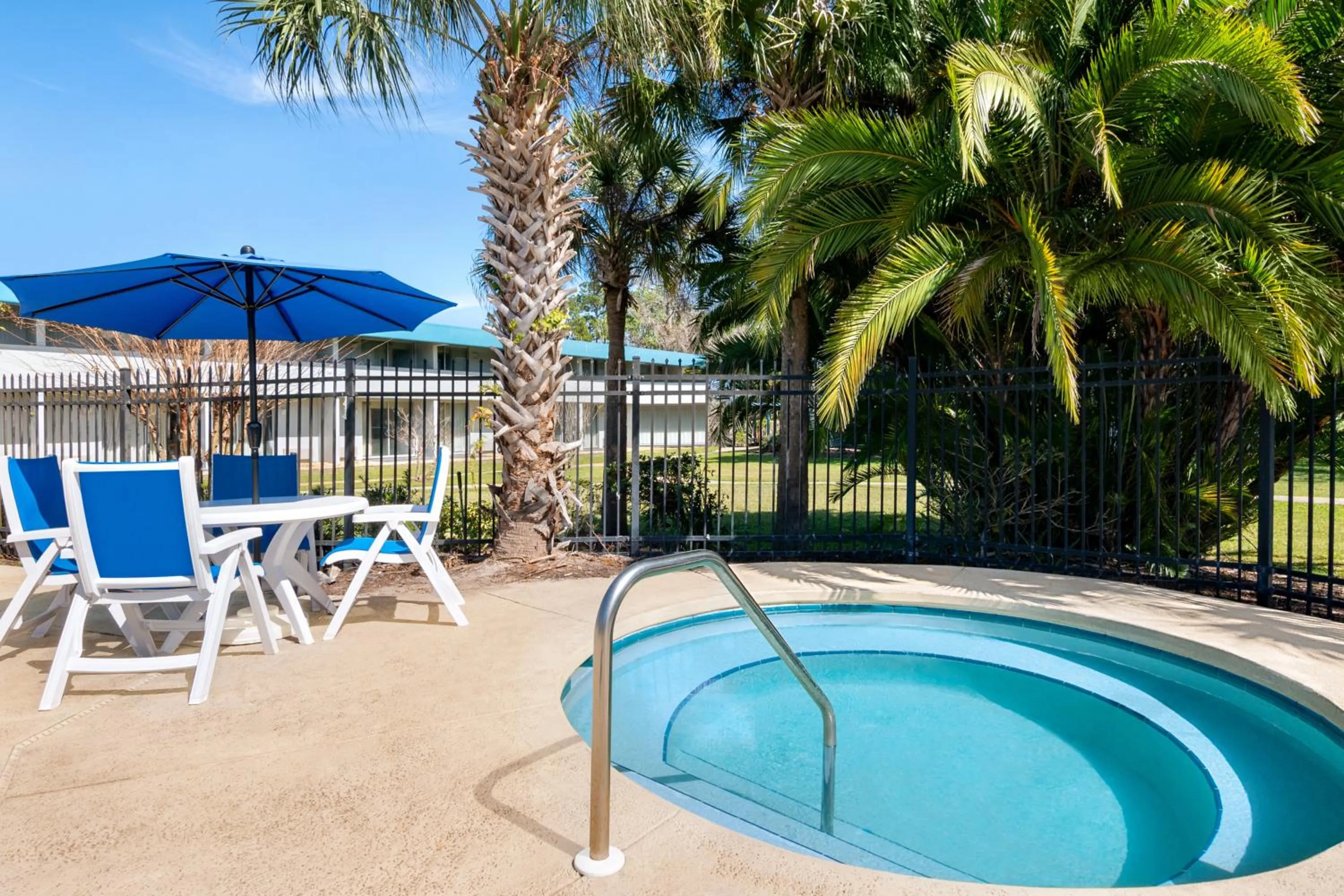 Pool view in Baymont by Wyndham Intl Speedway I-95 Daytona Beach