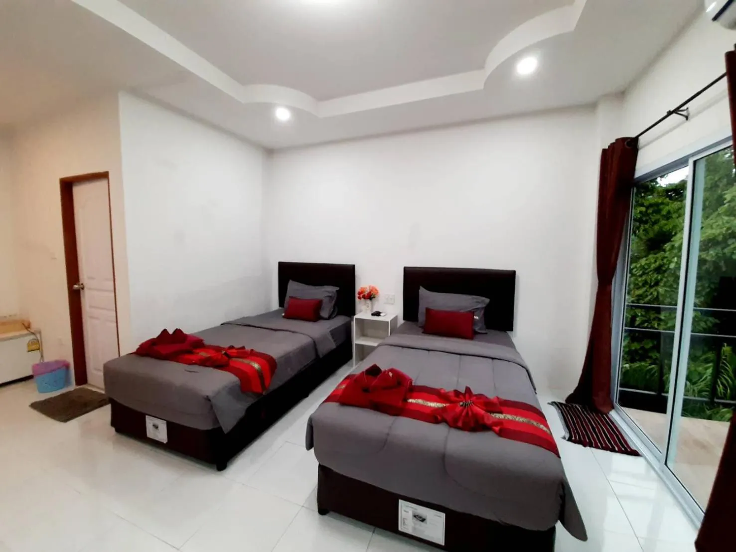 Bed in K.K. Park Resort