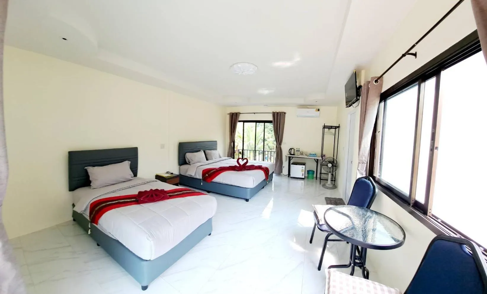 Bed in K.K. Park Resort