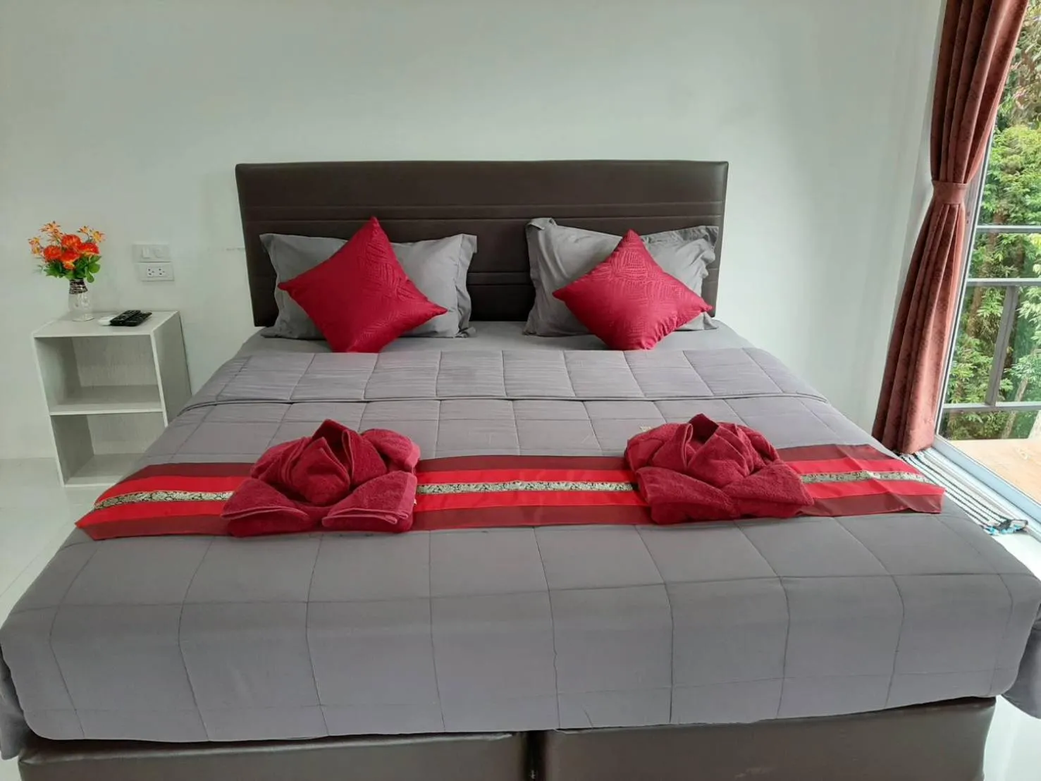 Bed in K.K. Park Resort