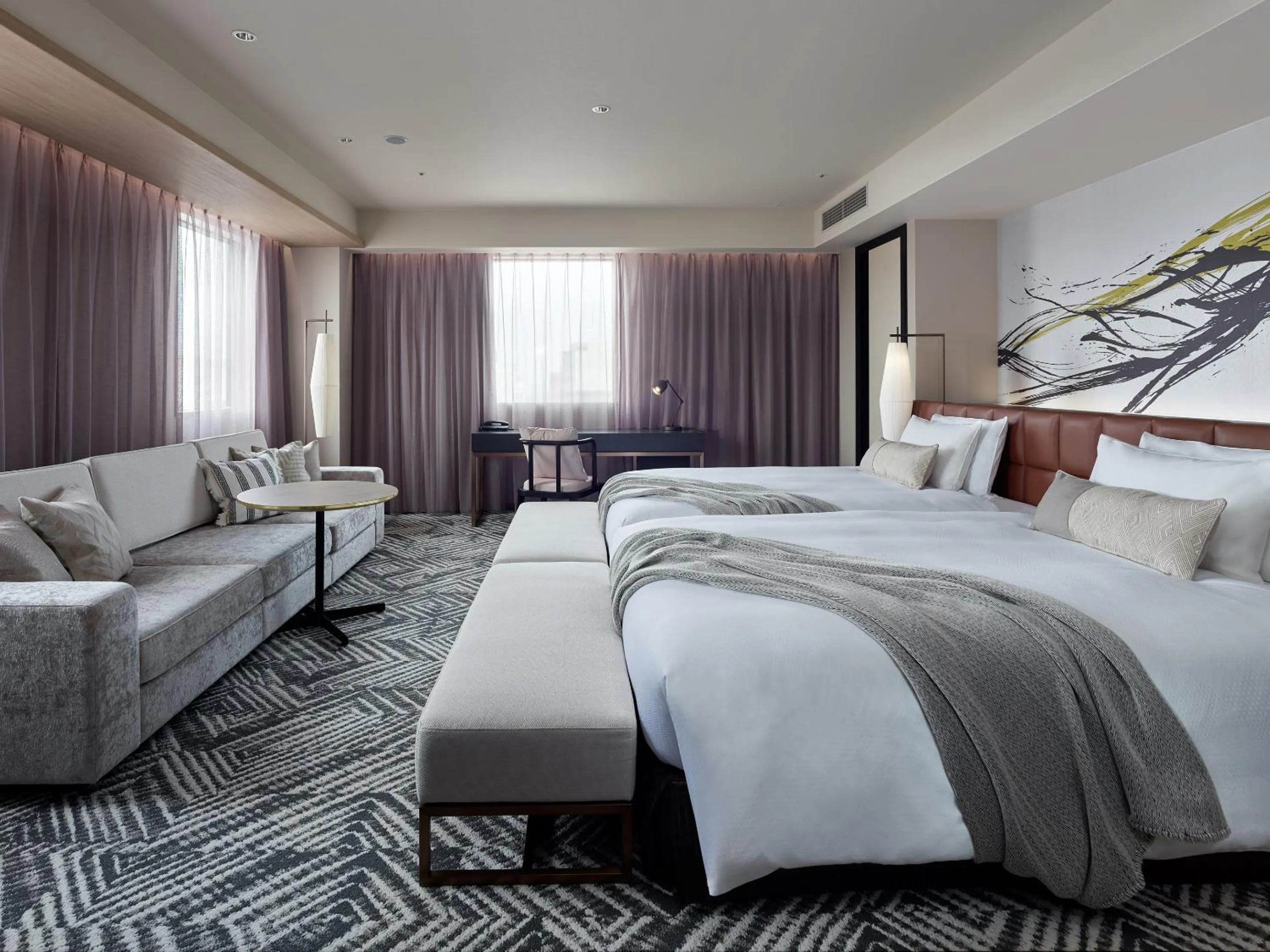 Photo of the whole room, Bed in Mitsui Garden Hotel Fukuoka Gion