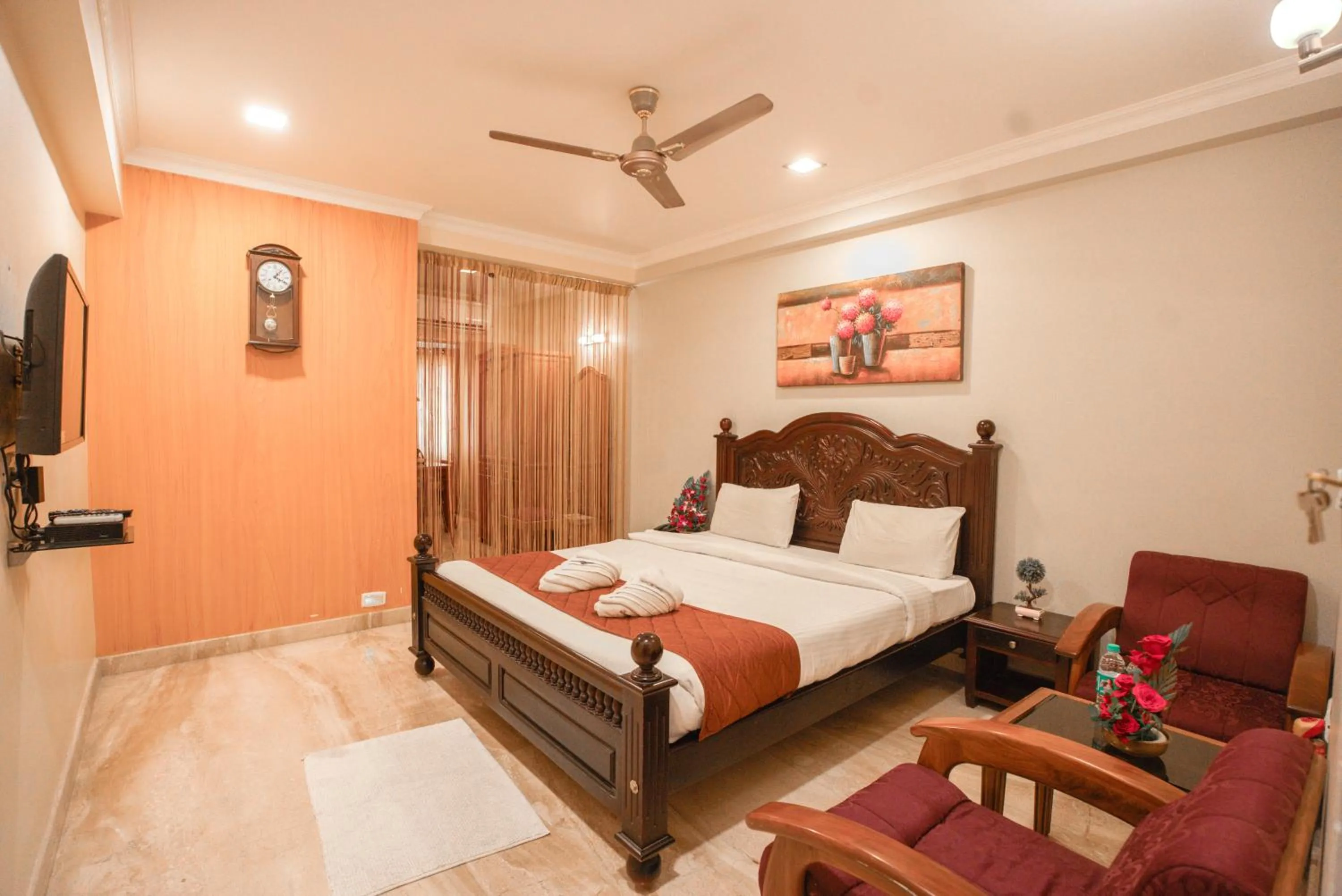 Bed in HOTEL UDUPI INTERNATIONAL