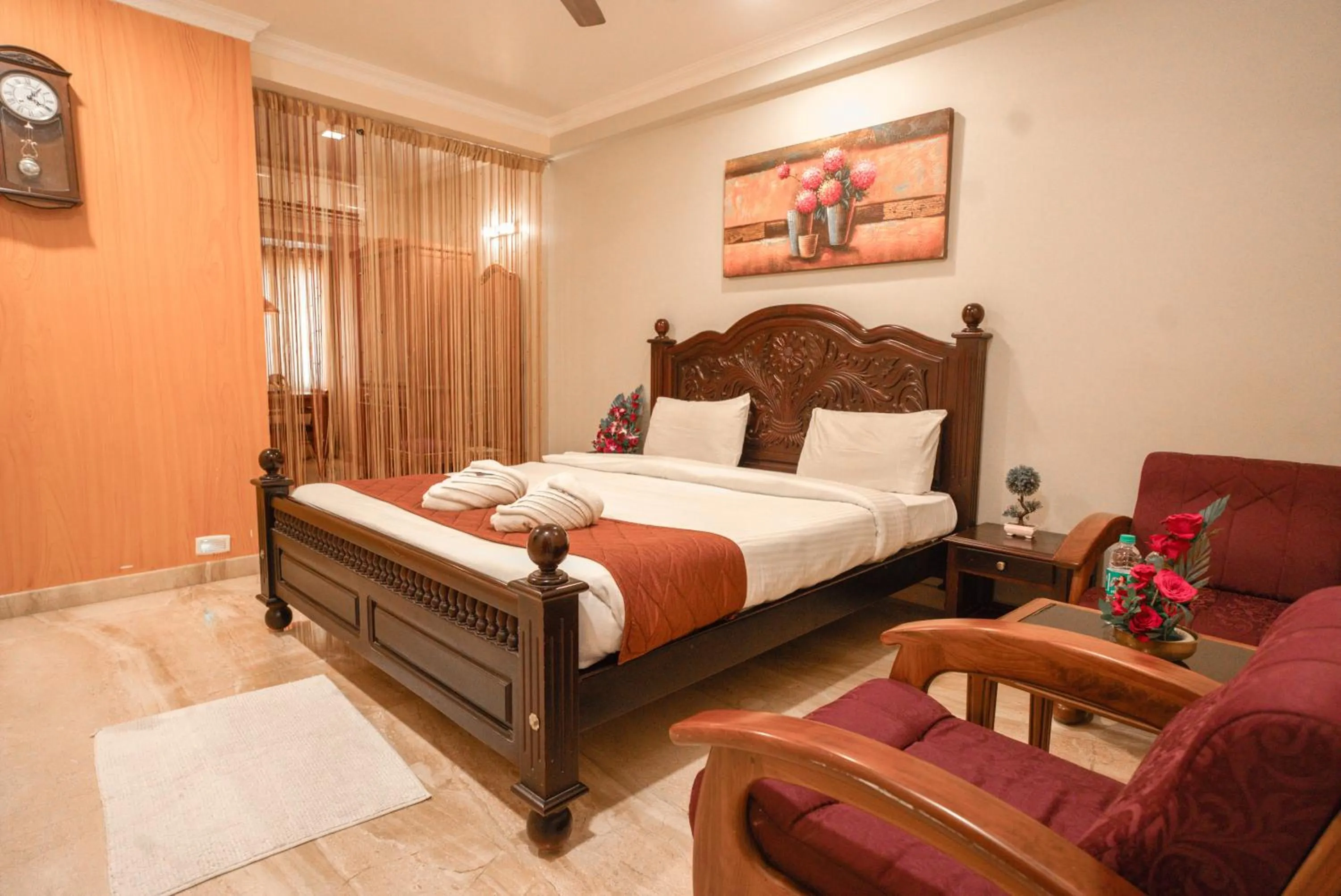 Bed in HOTEL UDUPI INTERNATIONAL