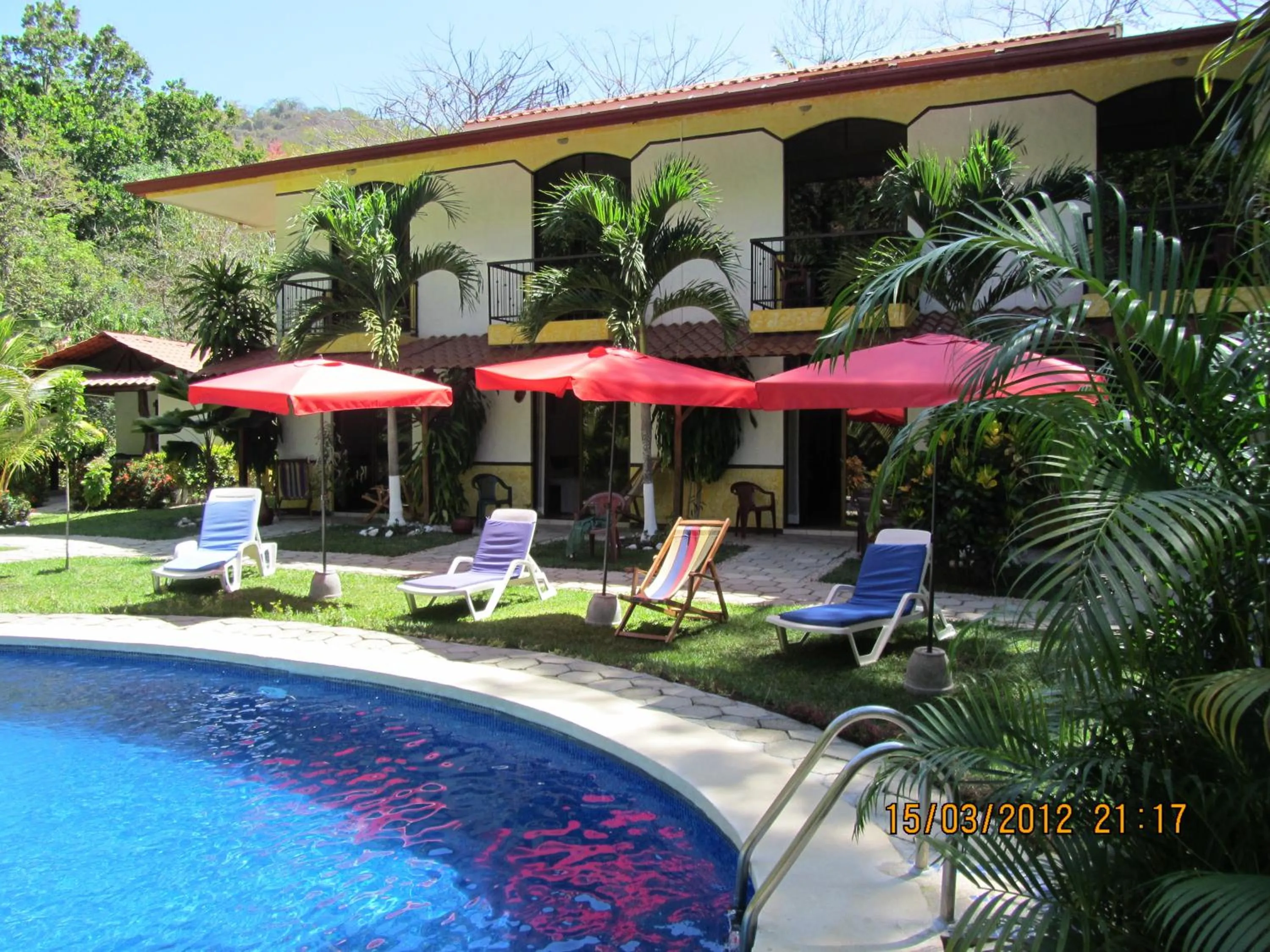 Swimming pool in Hotel Belvedere Playa Samara Costa Rica