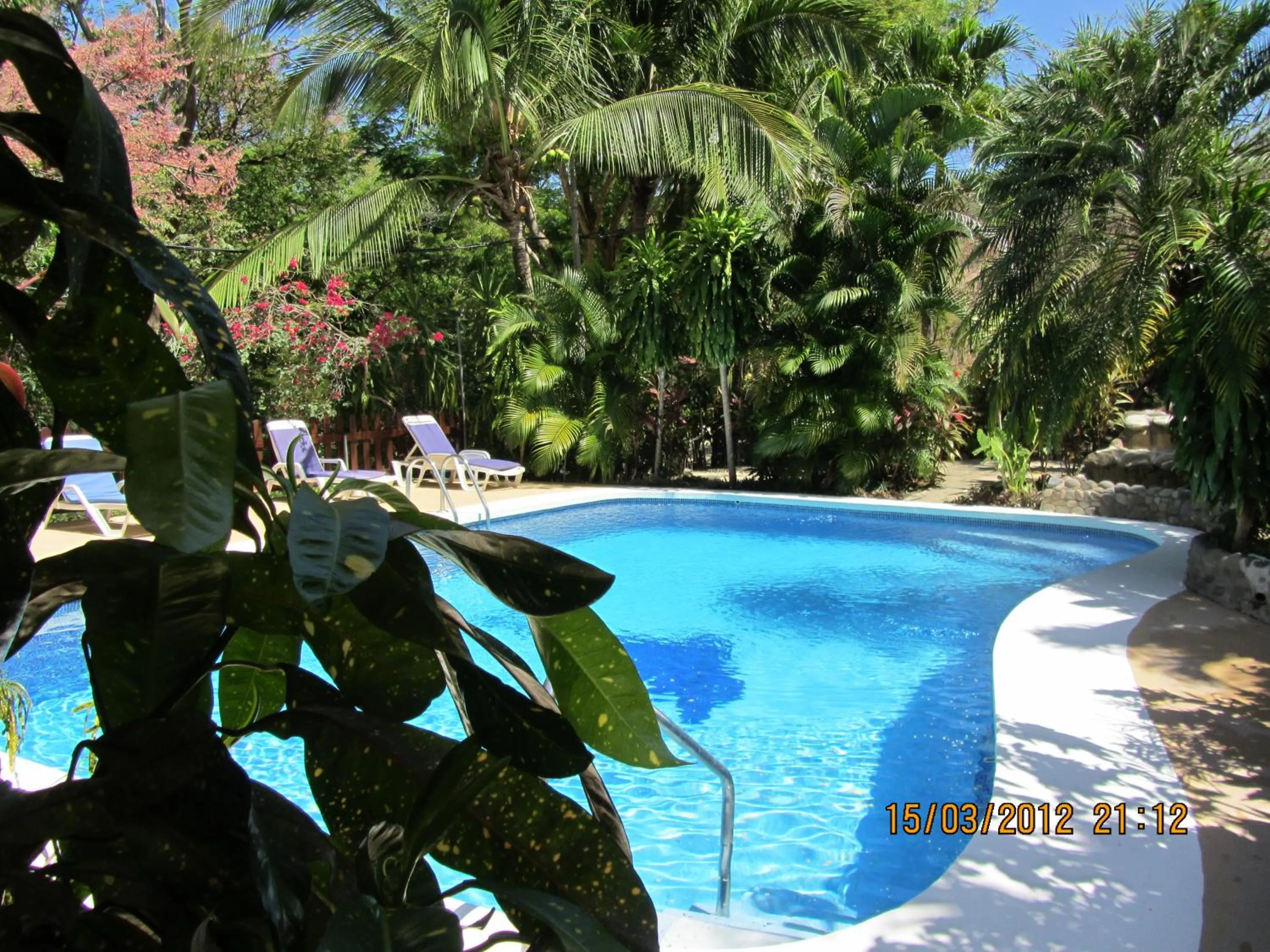 Swimming pool in Hotel Belvedere Playa Samara Costa Rica