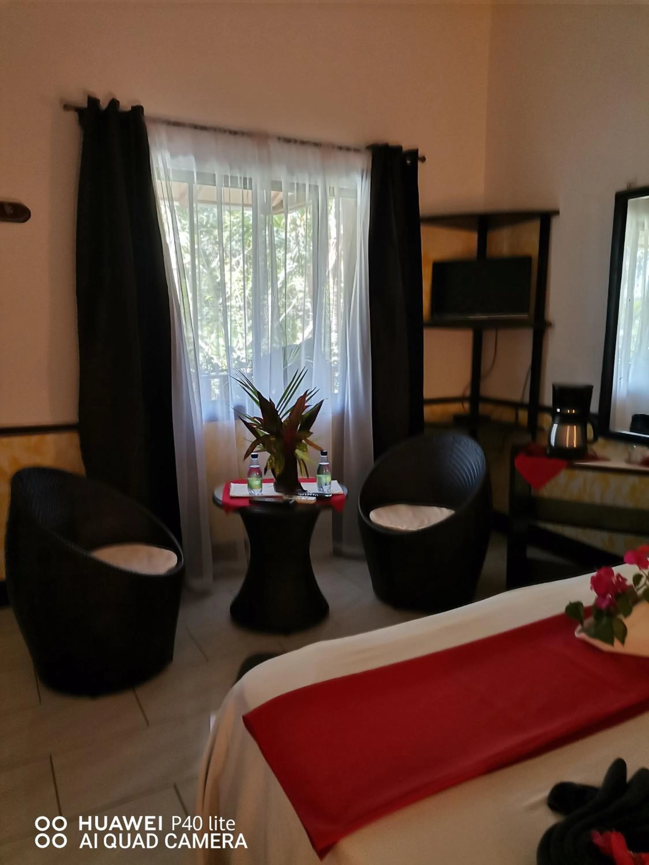 Bed in Hotel Belvedere Playa Samara Costa Rica