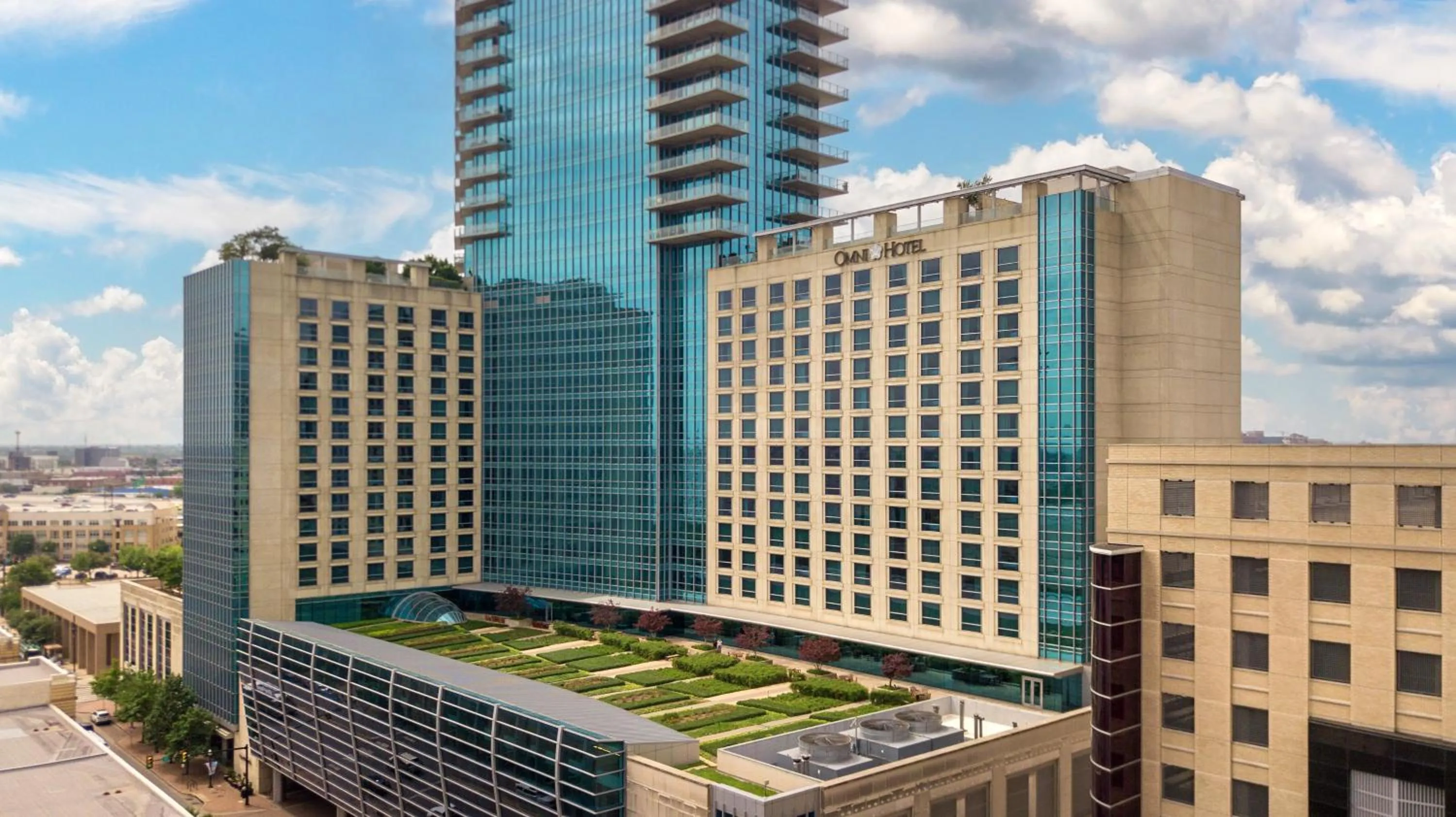 Property building in Omni Fort Worth Hotel