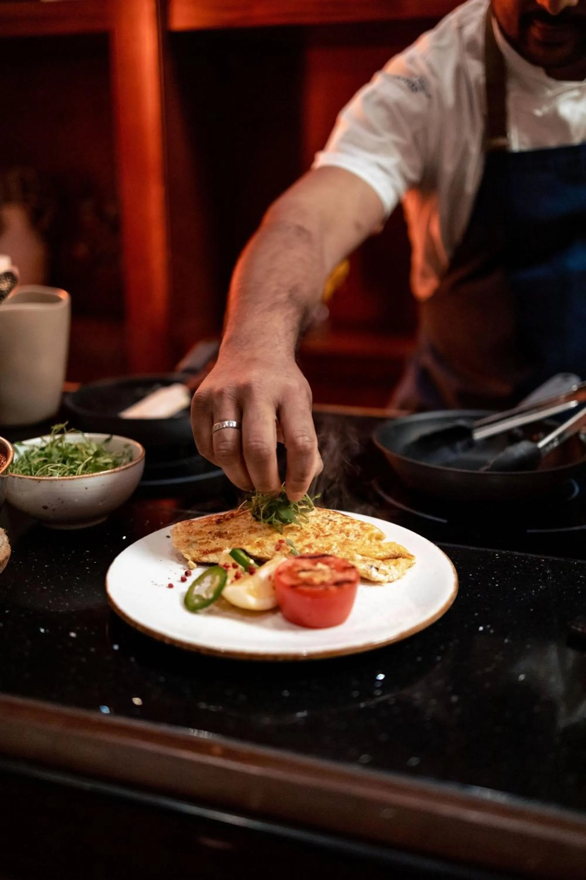 Restaurant/places to eat in Omni Fort Worth Hotel