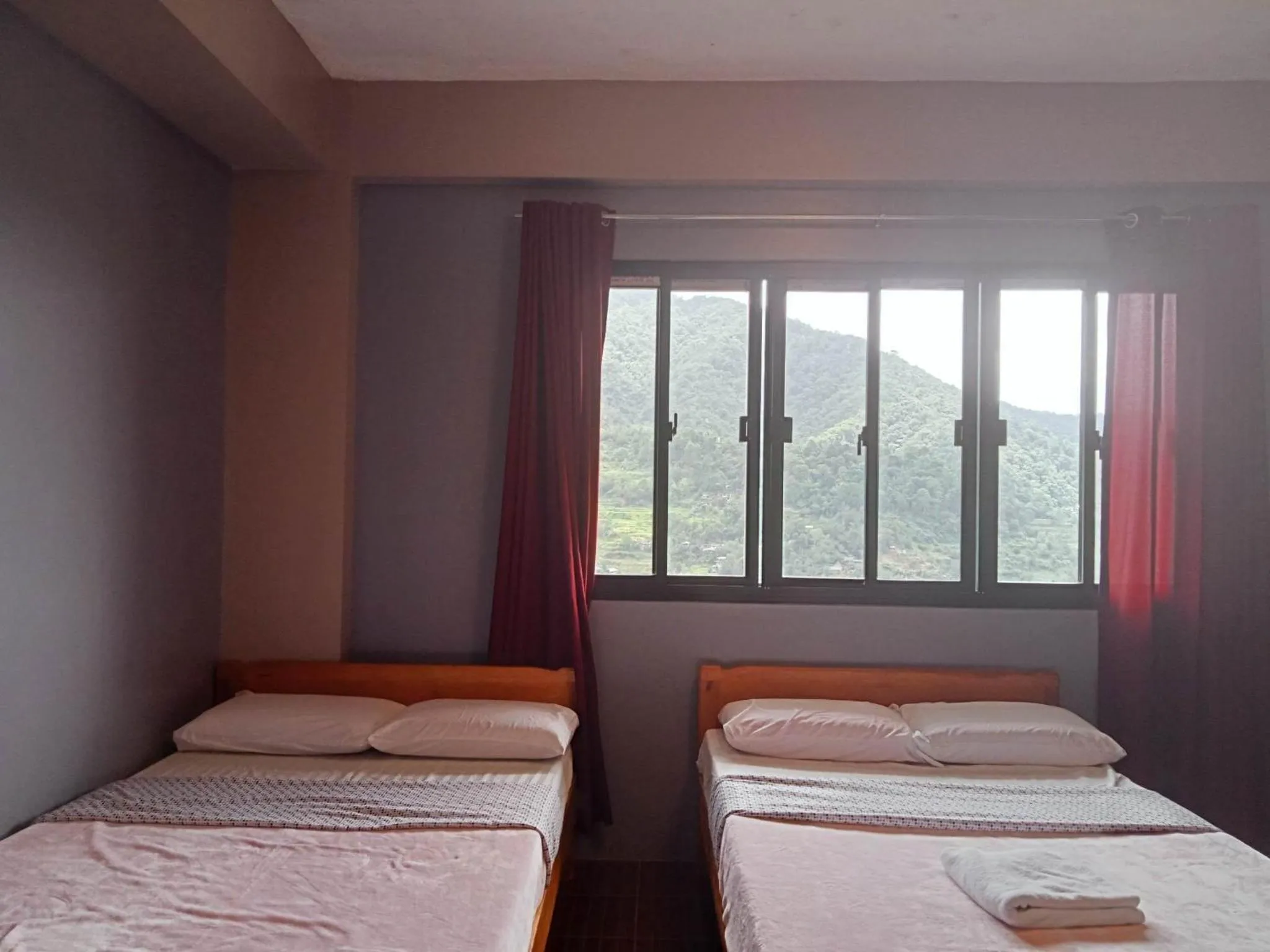 Bed in Banaue Pink Eco hostel
