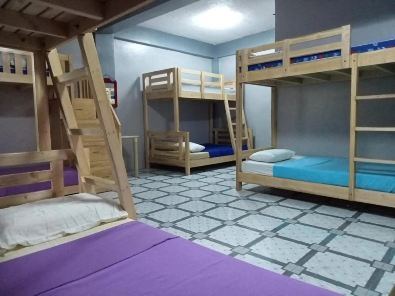 Bed in Banaue Pink Eco hostel