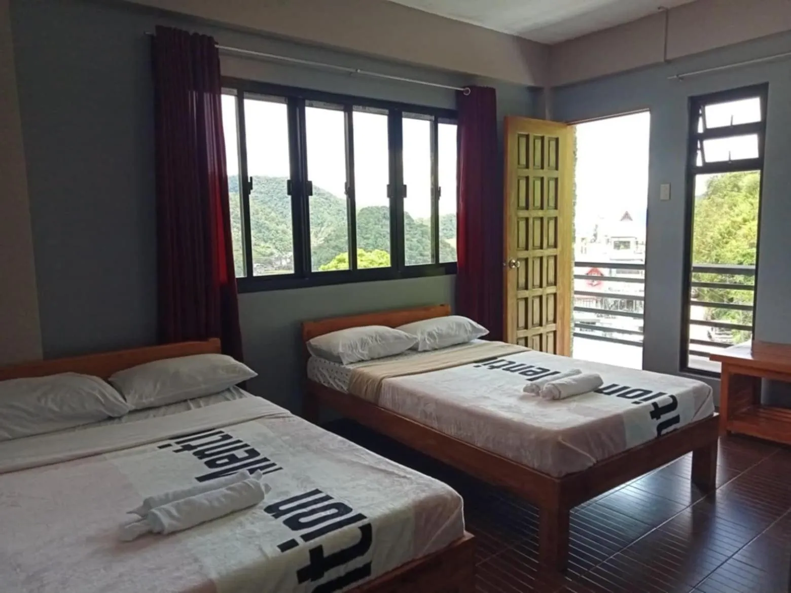 Bed in Banaue Pink Eco hostel