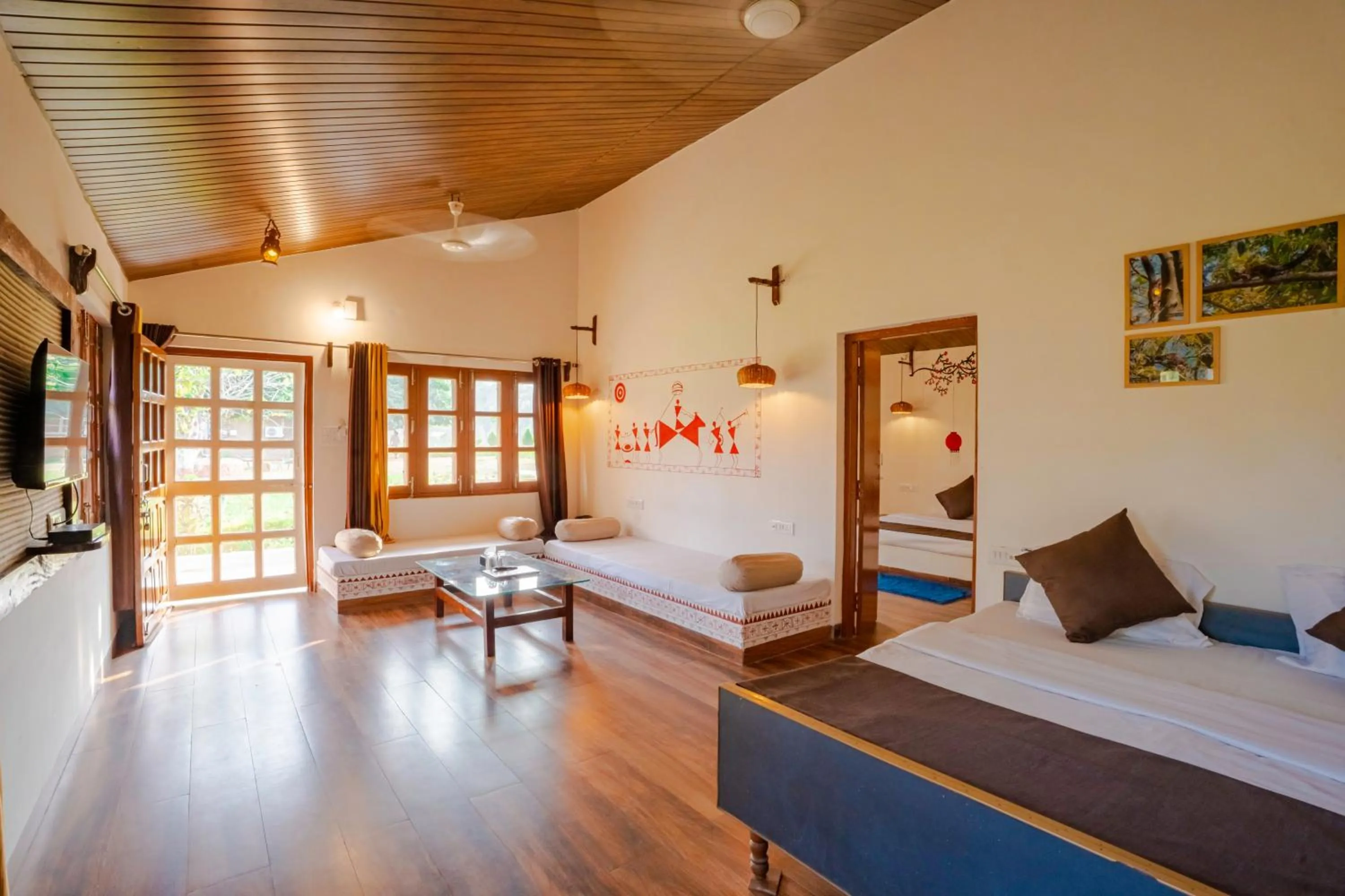 Bedroom, Bed in WOW STAYZ2 Pachmarhi Foothill Cottages