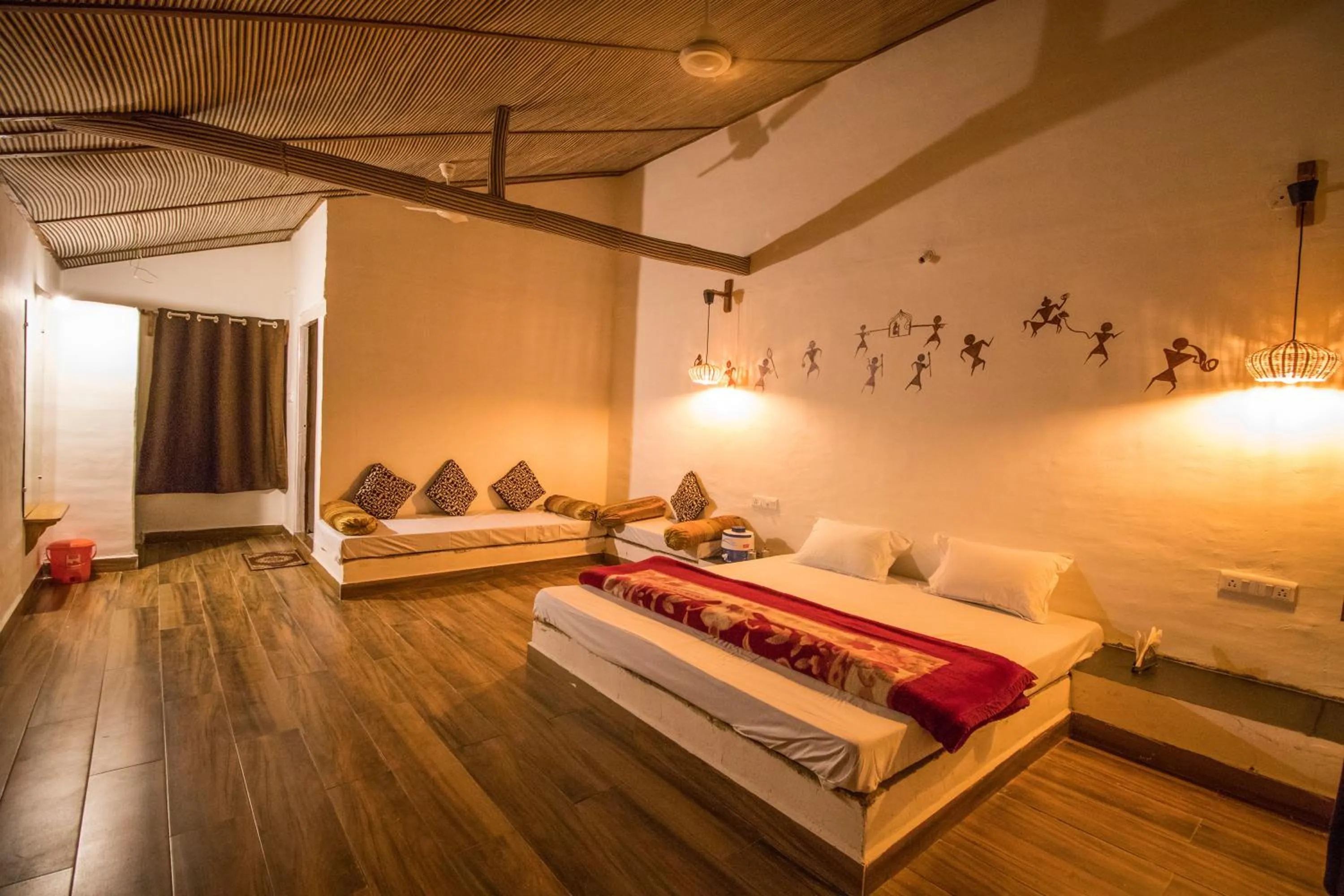 Bedroom, Bed in WOW STAYZ2 Pachmarhi Foothill Cottages